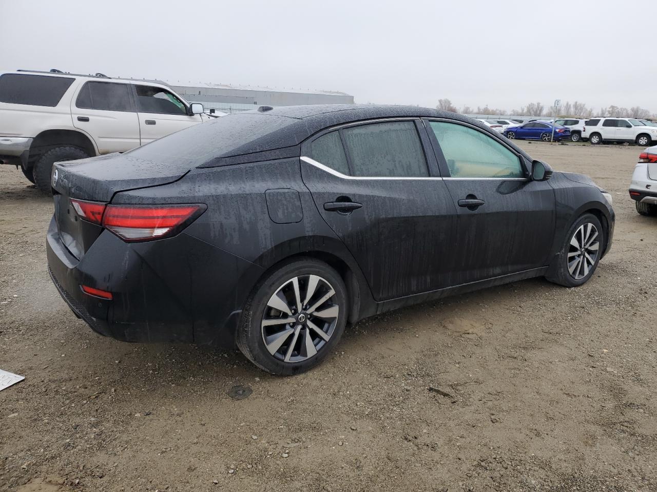 2020 Nissan Sentra Sv Black vin: 3N1AB8CVXLY282908