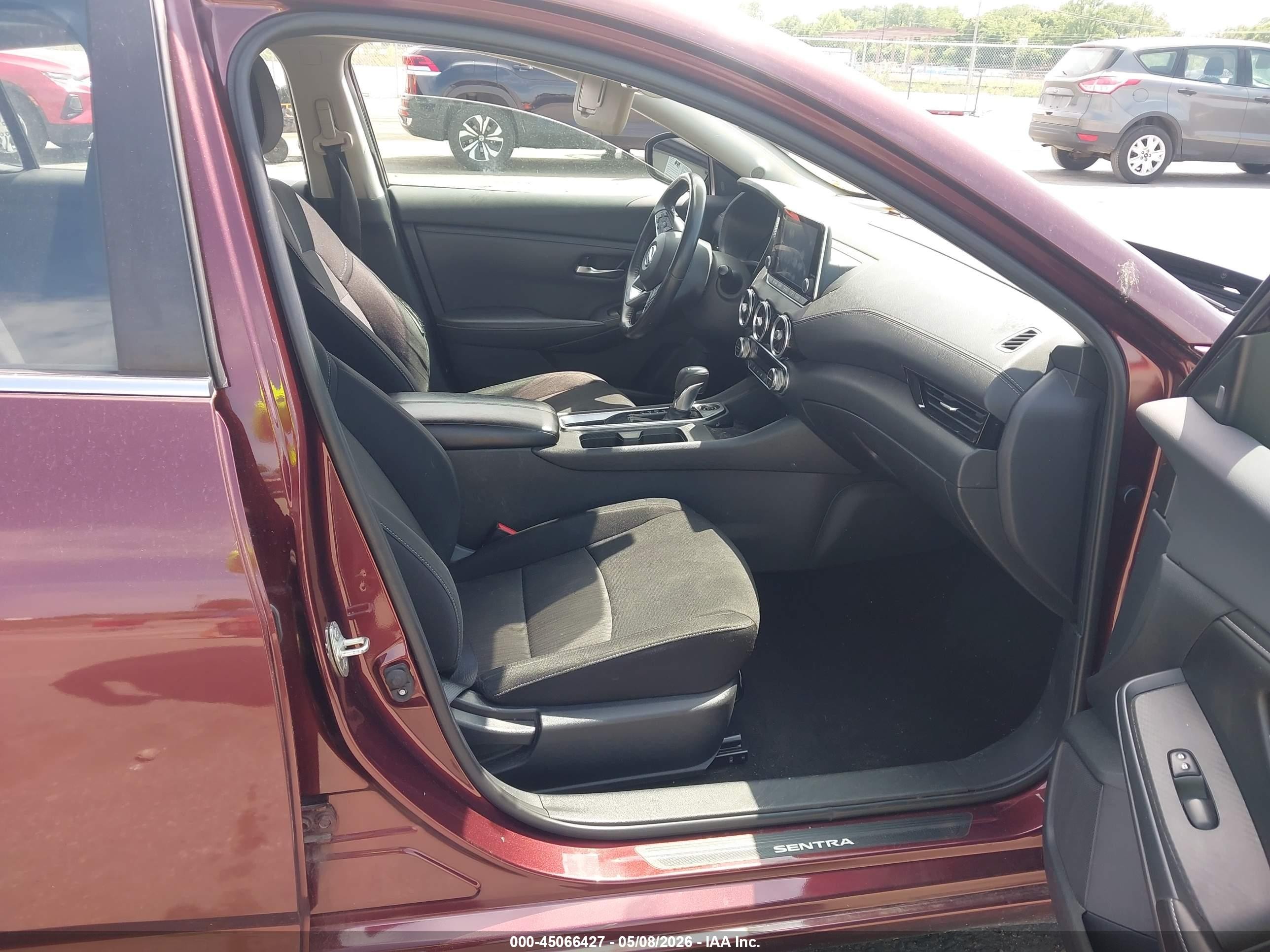 2021 Nissan Sentra Sv Xtronic Cvt Бордовый vin: 3N1AB8CVXMY213752
