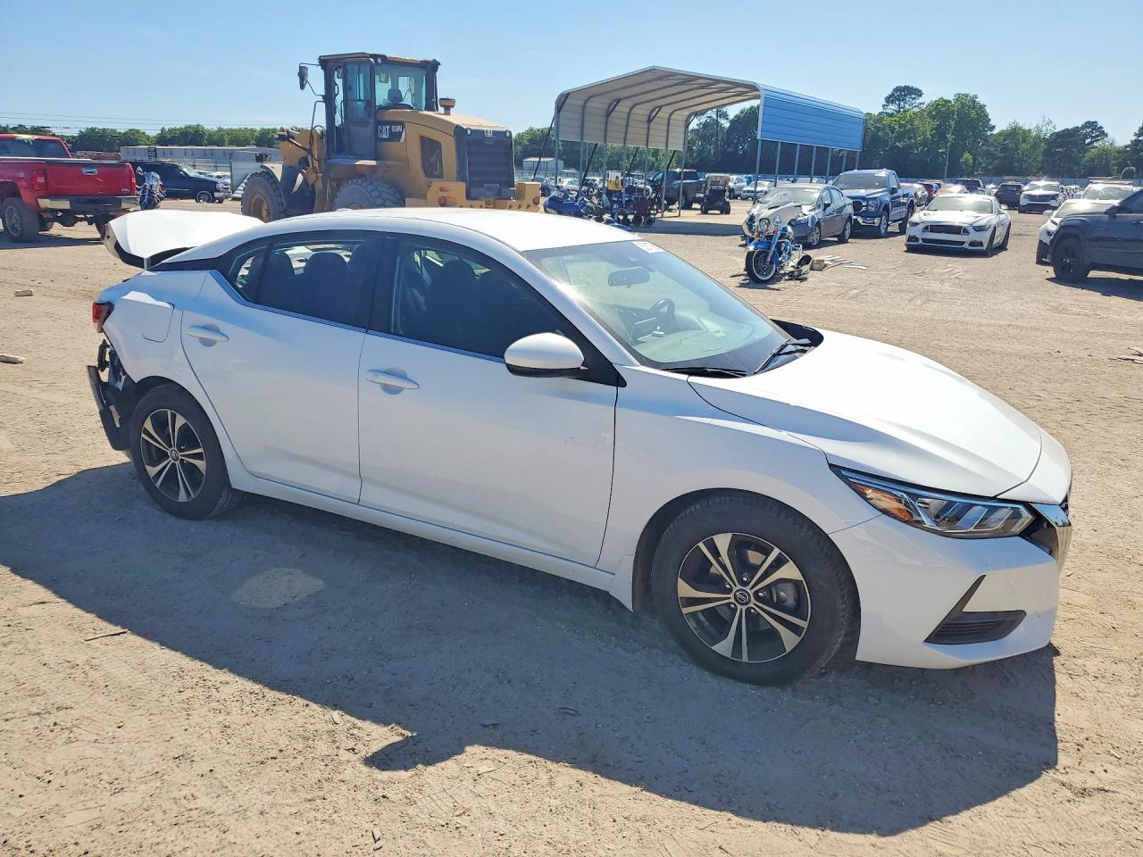 2022 Nissan Sentra Sv White vin: 3N1AB8CVXNY205944