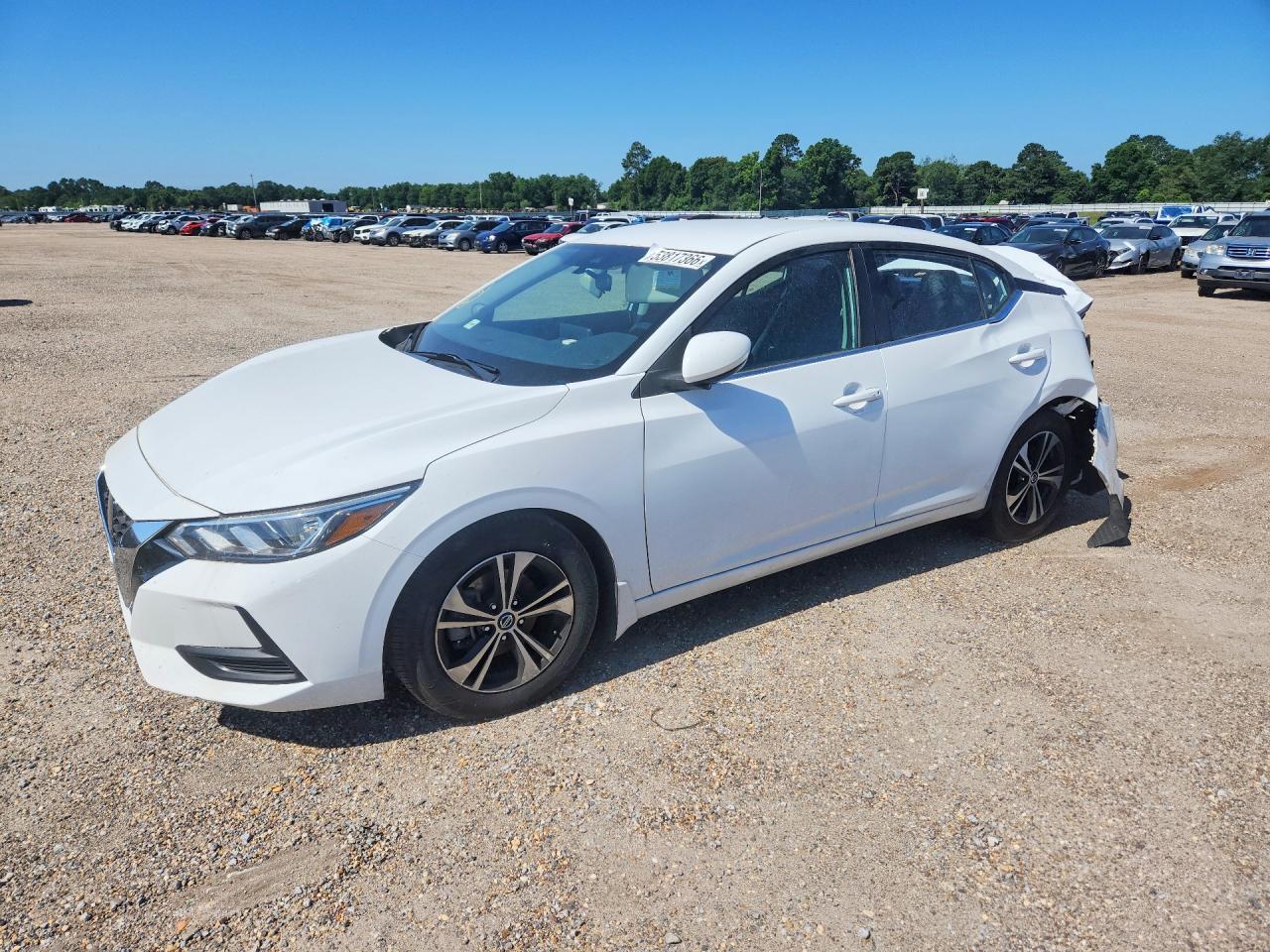 2022 Nissan Sentra Sv White vin: 3N1AB8CVXNY205944