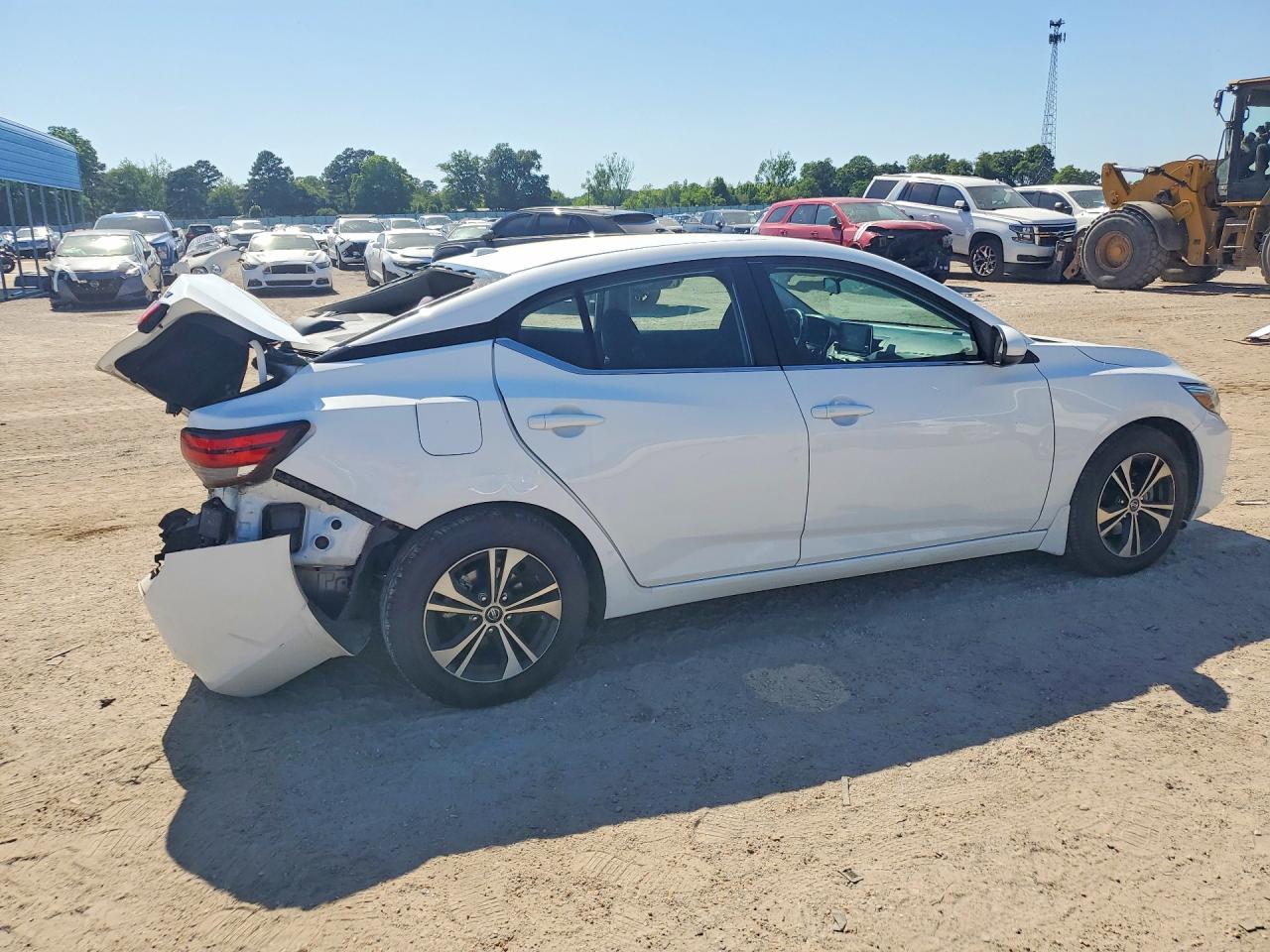 2022 Nissan Sentra Sv White vin: 3N1AB8CVXNY205944