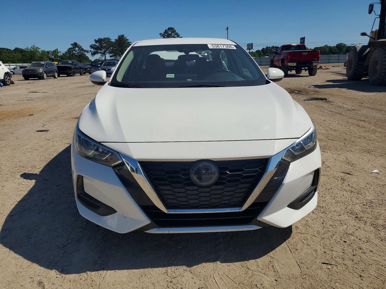 2022 Nissan Sentra Sv White vin: 3N1AB8CVXNY205944