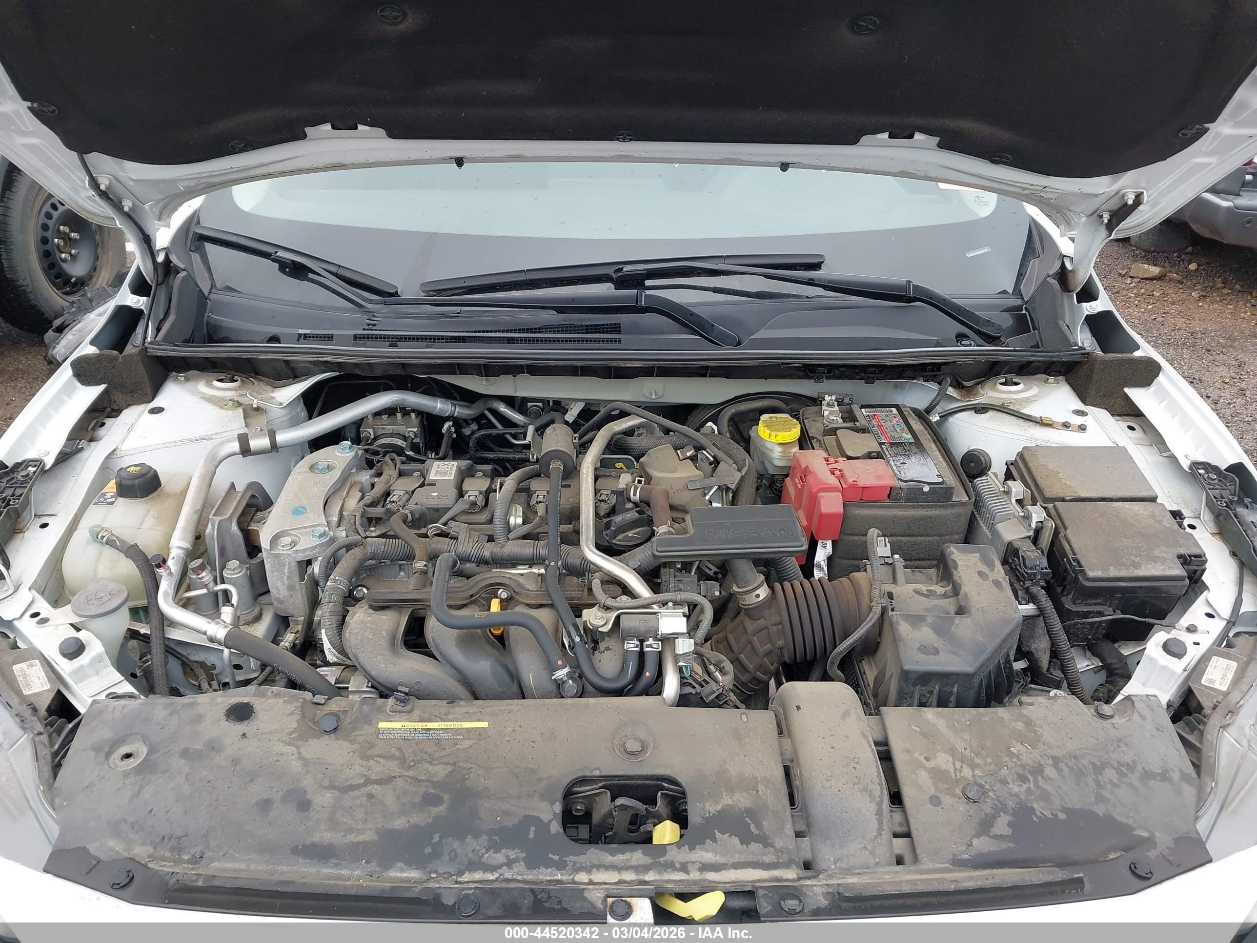 2022 Nissan Sentra Sv Xtronic Cvt Белый vin: 3N1AB8CVXNY246123
