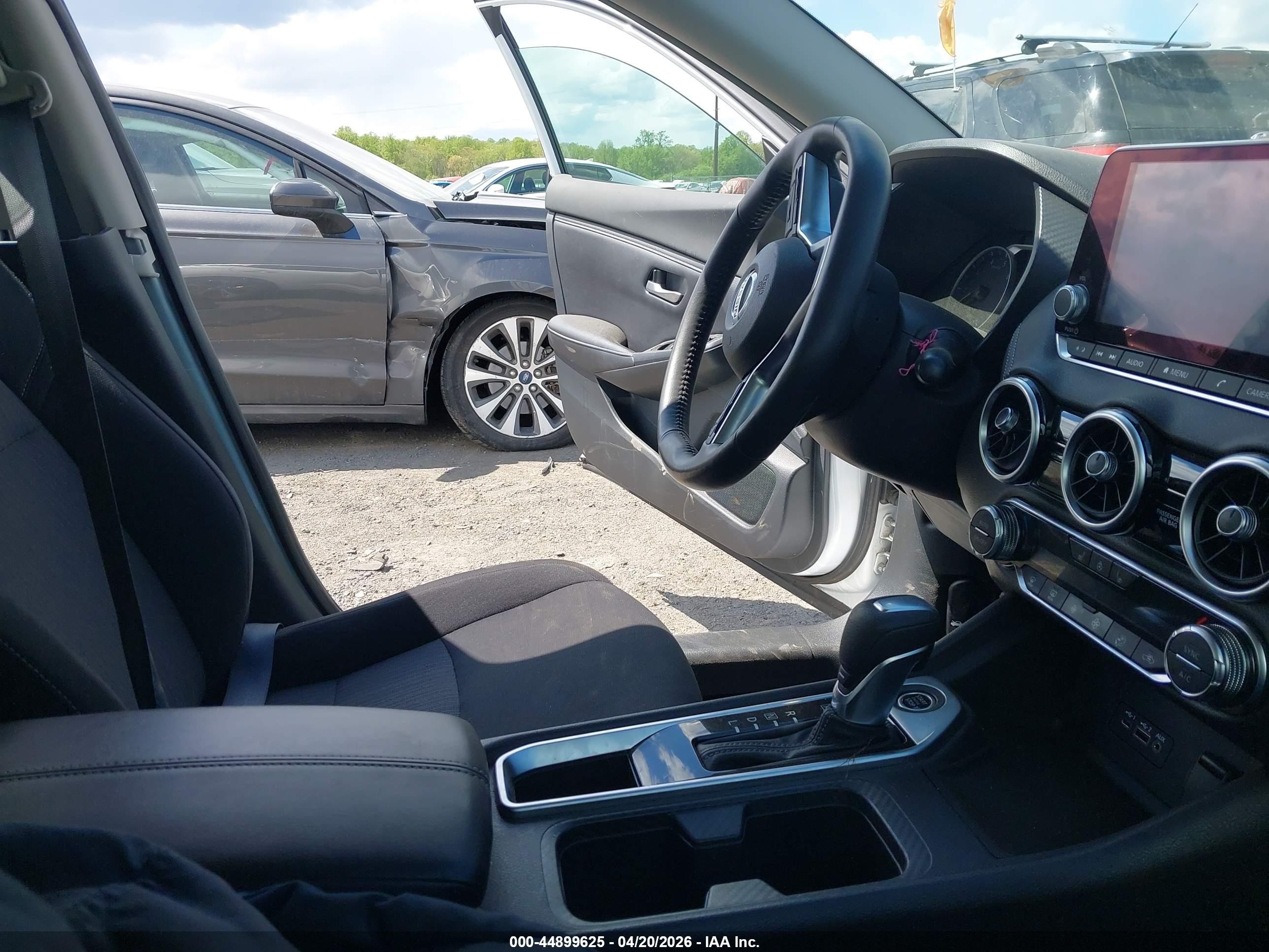 2023 Nissan Sentra Sv Xtronic Cvt Белый vin: 3N1AB8CVXPY235741