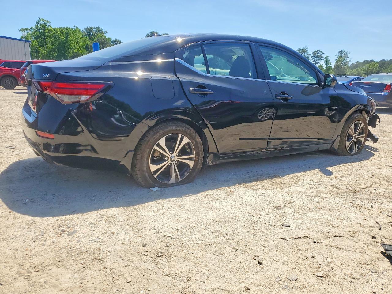2023 Nissan Sentra Sv Black vin: 3N1AB8CVXPY265919