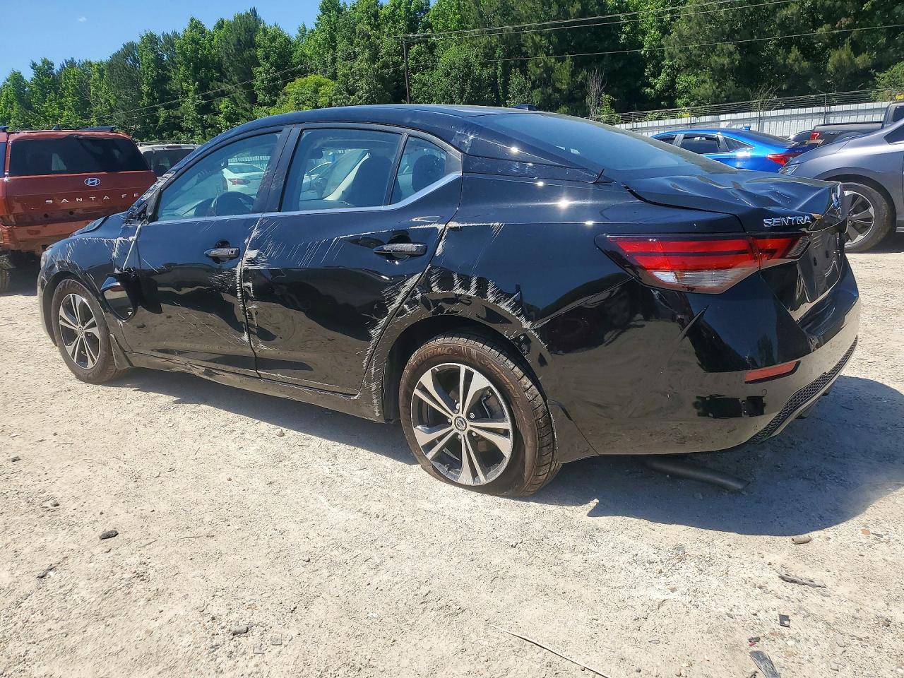 2023 Nissan Sentra Sv Black vin: 3N1AB8CVXPY265919