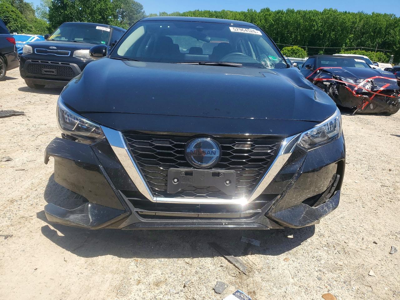 2023 Nissan Sentra Sv Black vin: 3N1AB8CVXPY265919
