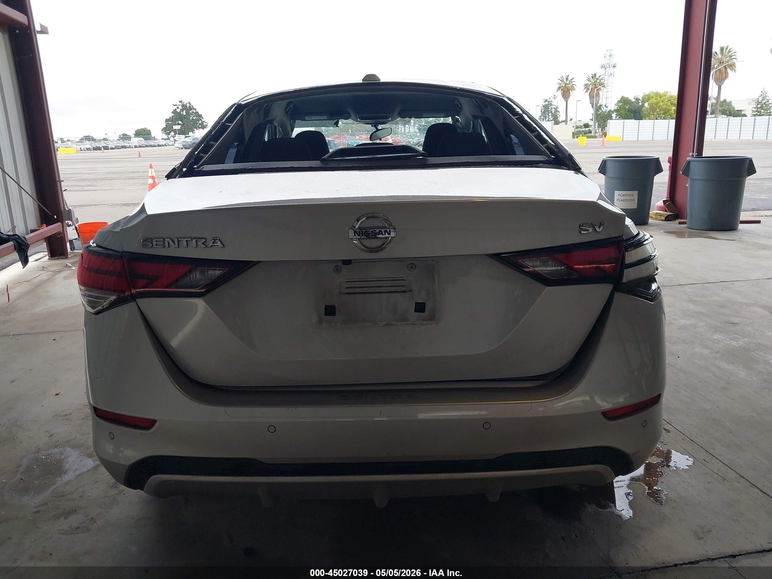 2023 Nissan Sentra Sv Xtronic Cvt Серебряный vin: 3N1AB8CVXPY303214