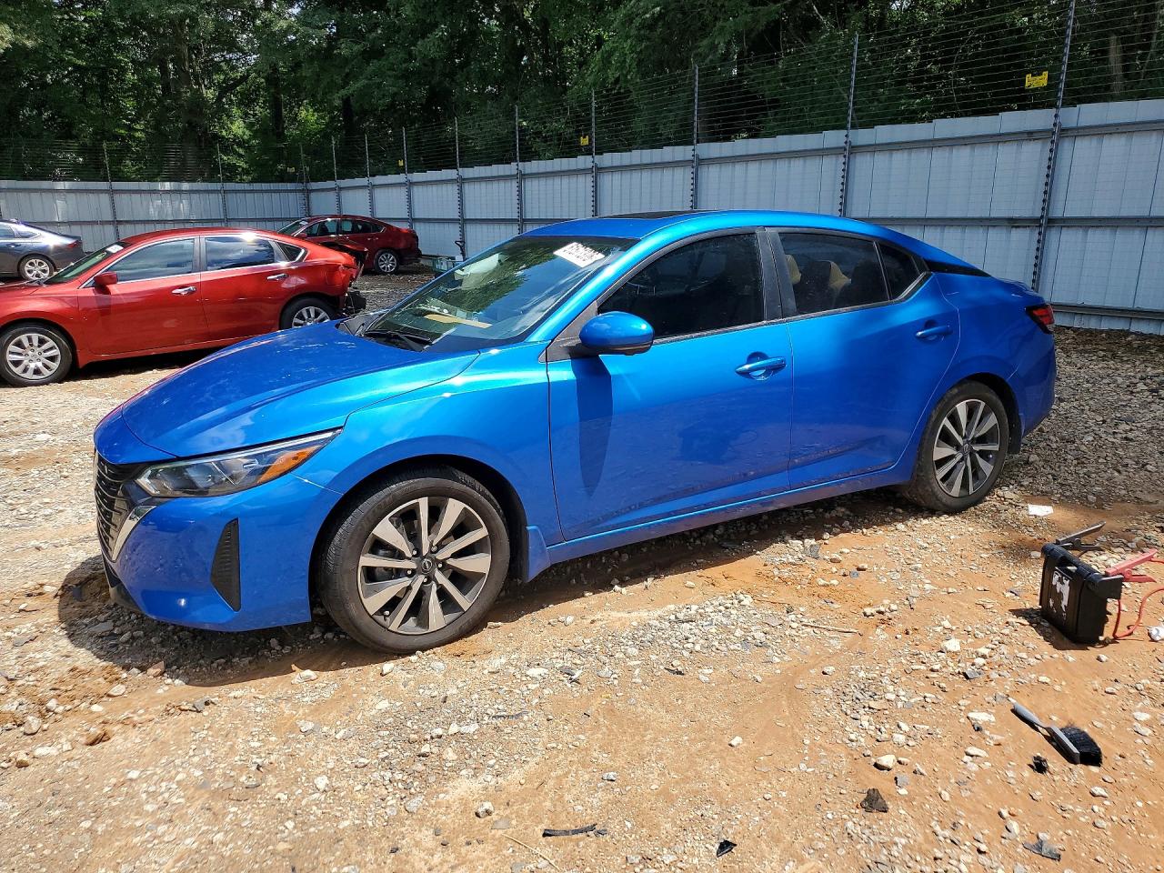 2024 Nissan Sentra Sv Blue vin: 3N1AB8CVXRY371175