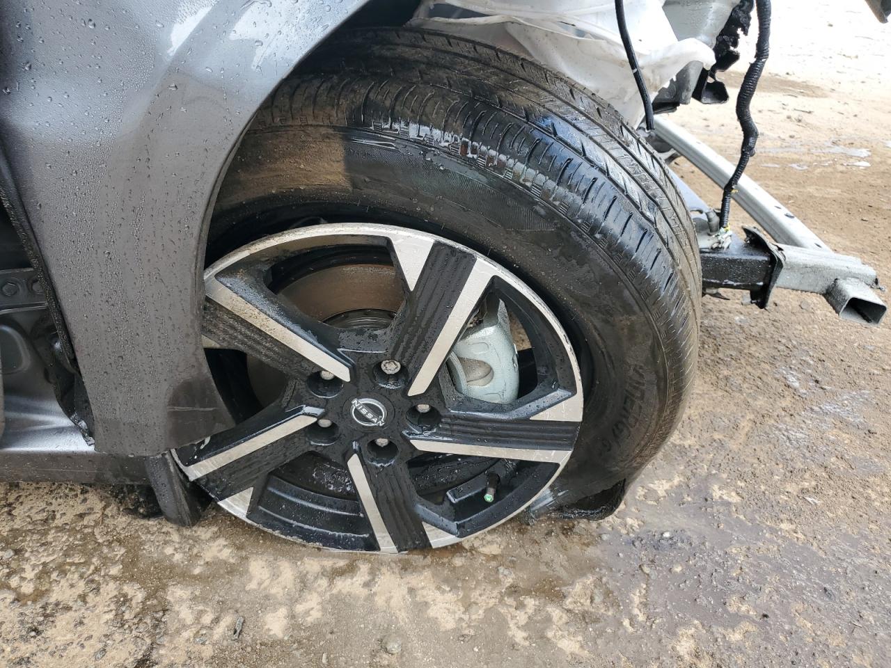 2025 Nissan Sentra Sv Gray vin: 3N1AB8CVXSY406030 Damage: Right Front Wheel, Curb Rash, > 12 Inches