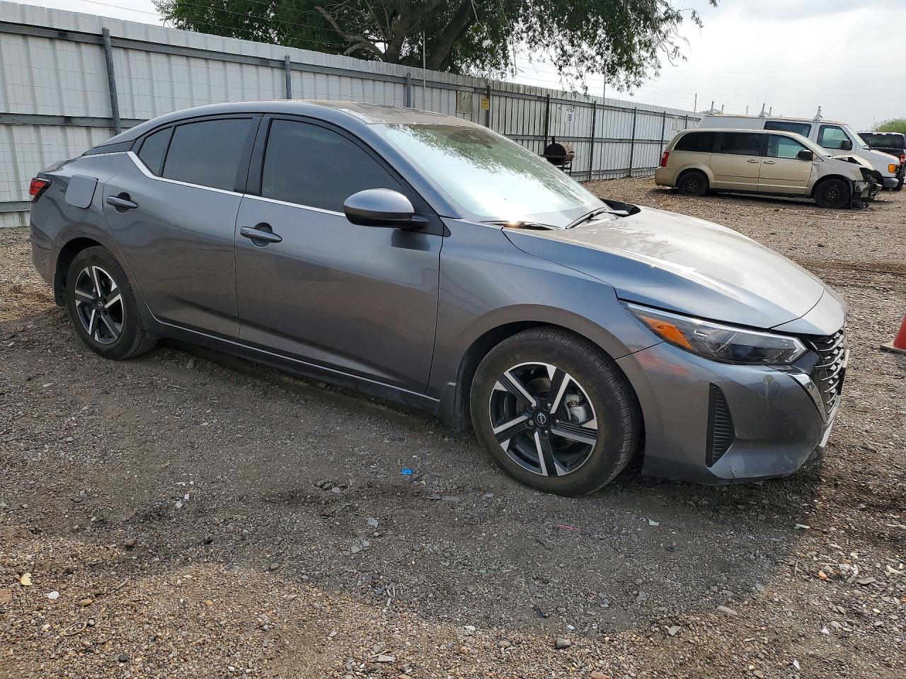 2025 Nissan Sentra Sv Gray vin: 3N1AB8CVXSY412782