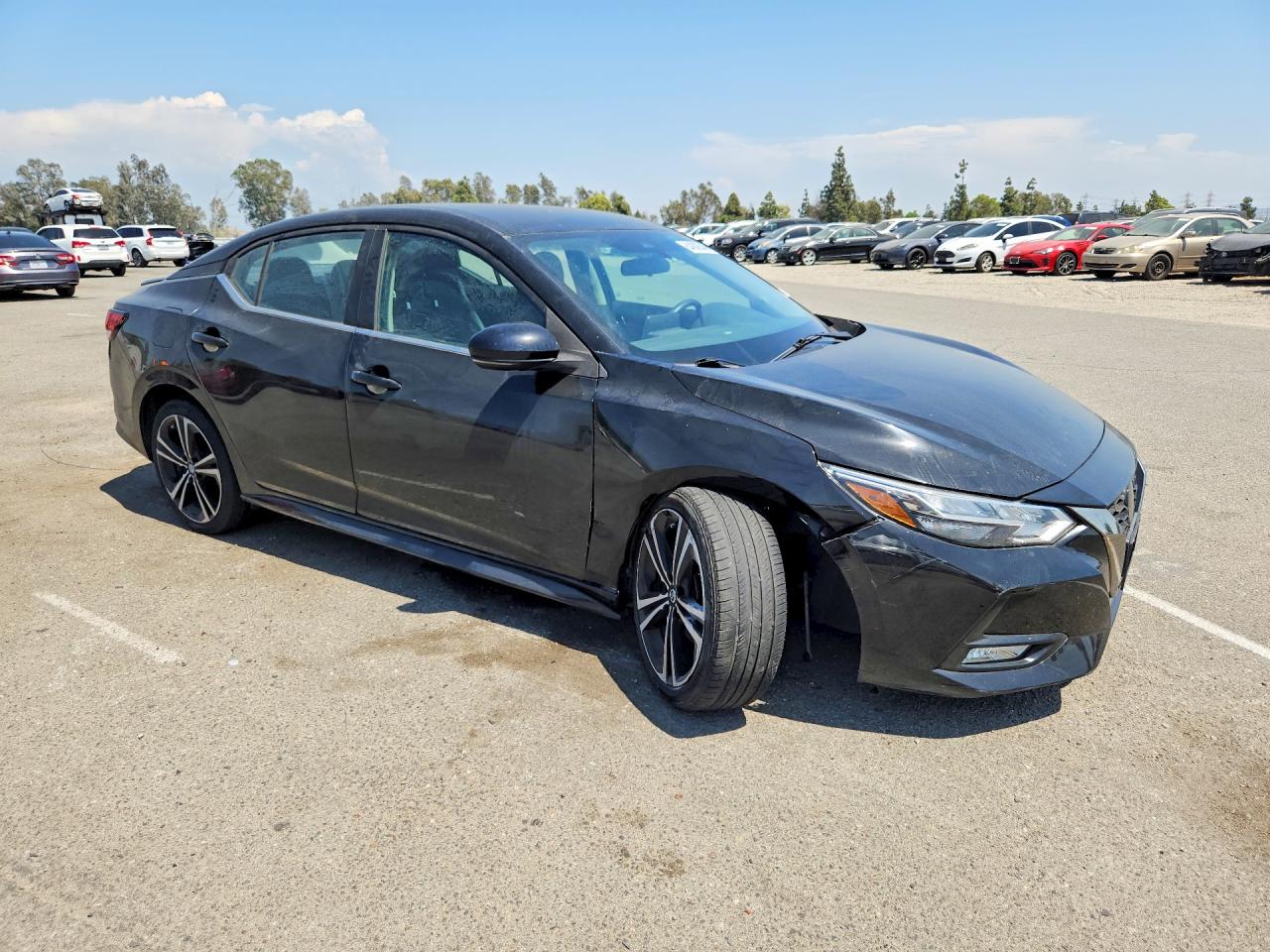2021 Nissan Sentra Sr Black vin: 3N1AB8DV0MY231093