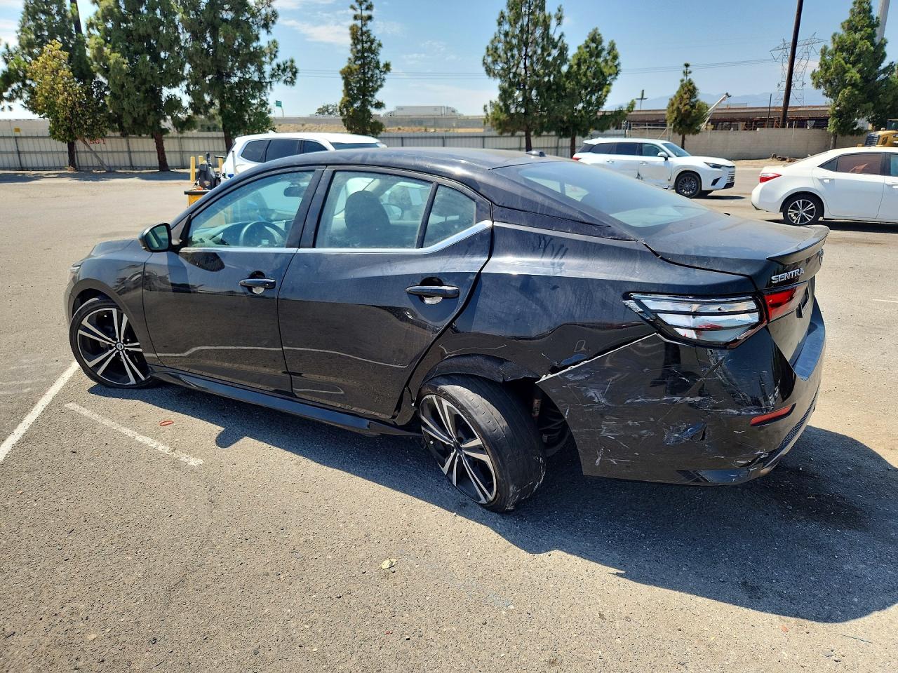 2021 Nissan Sentra Sr Black vin: 3N1AB8DV0MY231093
