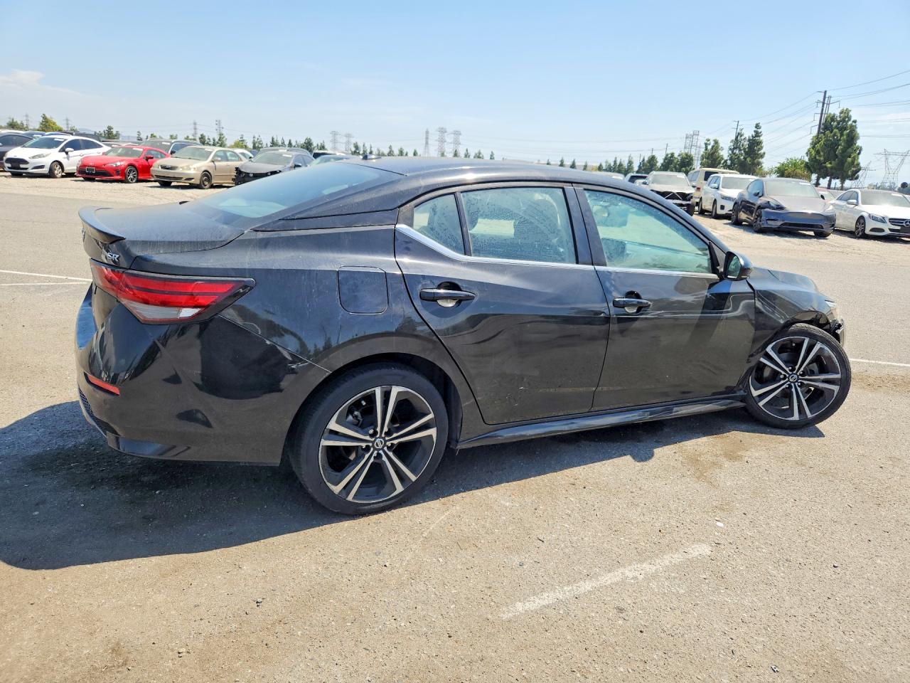 2021 Nissan Sentra Sr Black vin: 3N1AB8DV0MY231093