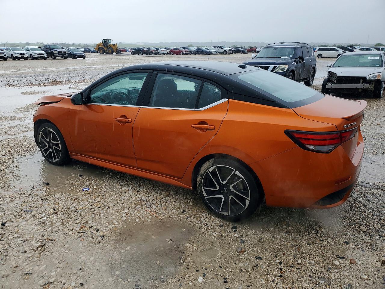 2024 Nissan Sentra Sr Orange vin: 3N1AB8DV0RY333601