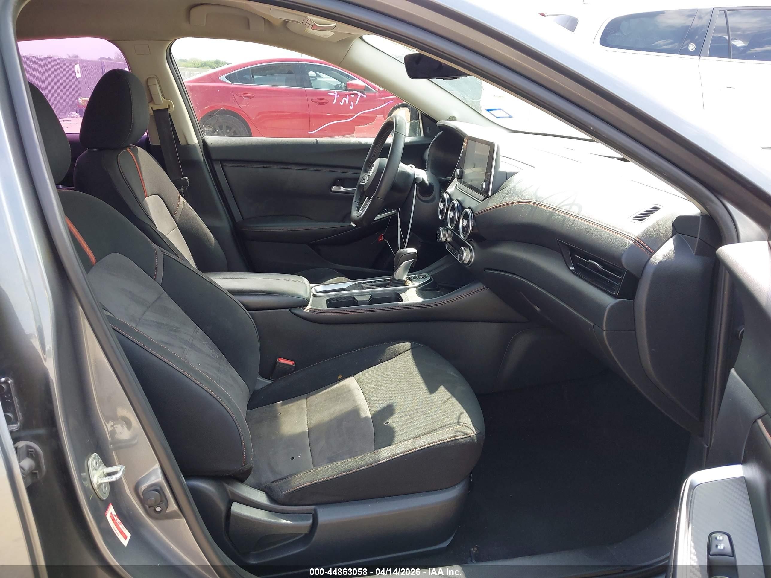 2021 Nissan Sentra Sr Xtronic Cvt Серый vin: 3N1AB8DV1MY219857