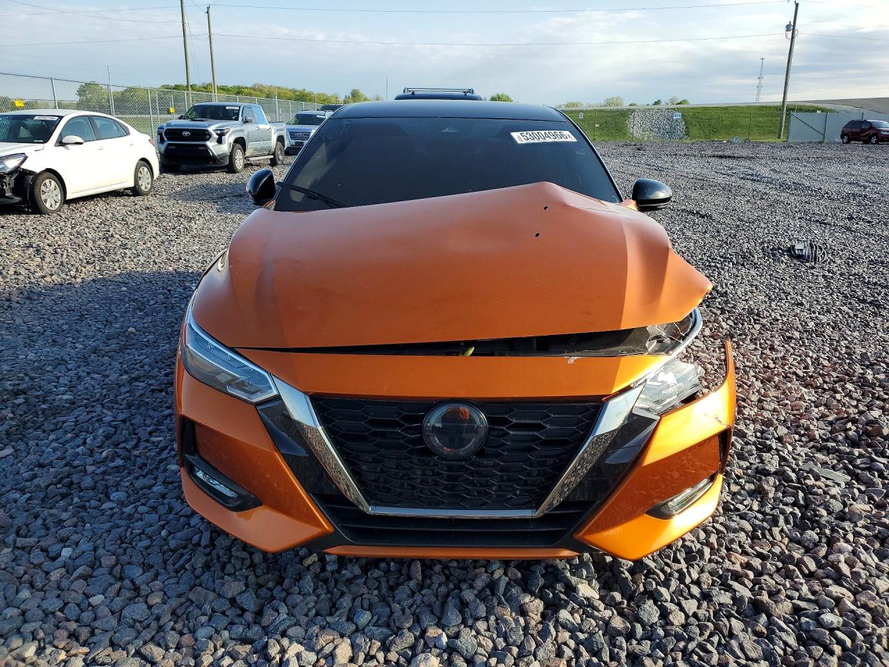 2021 Nissan Sentra Sr Orange vin: 3N1AB8DV1MY309719