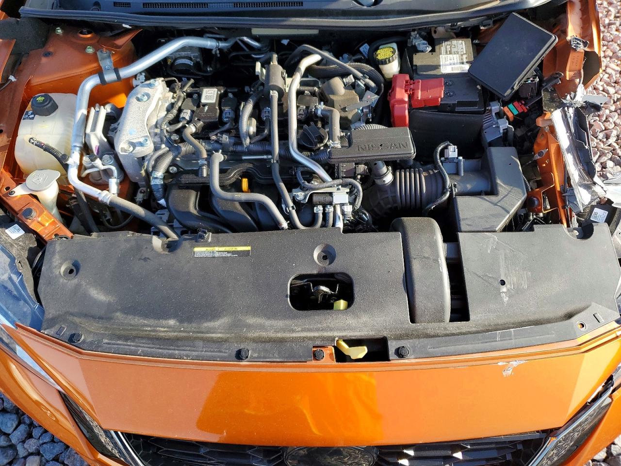 2021 Nissan Sentra Sr Orange vin: 3N1AB8DV1MY309719
