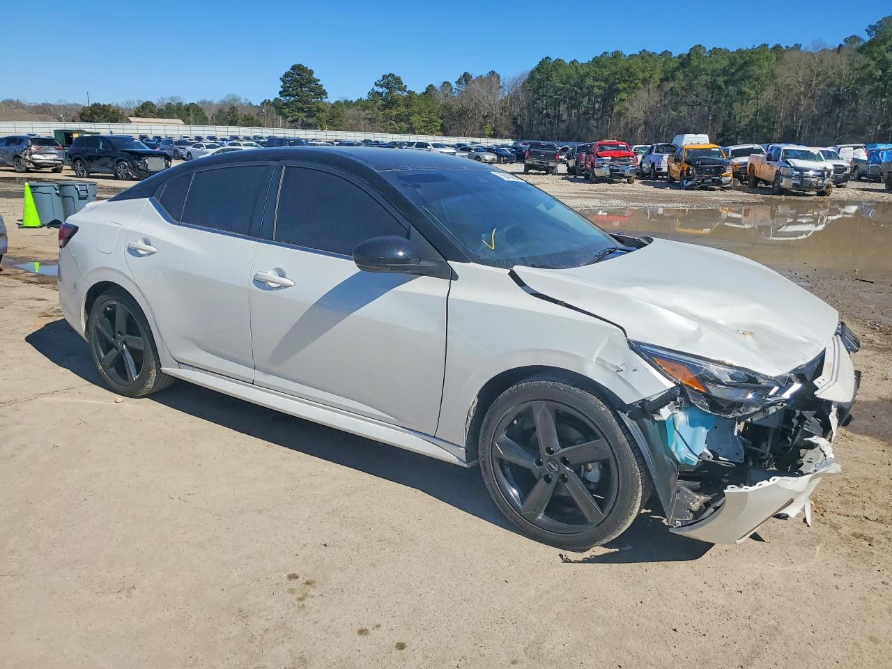2024 Nissan Sentra Sr Белый vin: 3N1AB8DV1RY255006