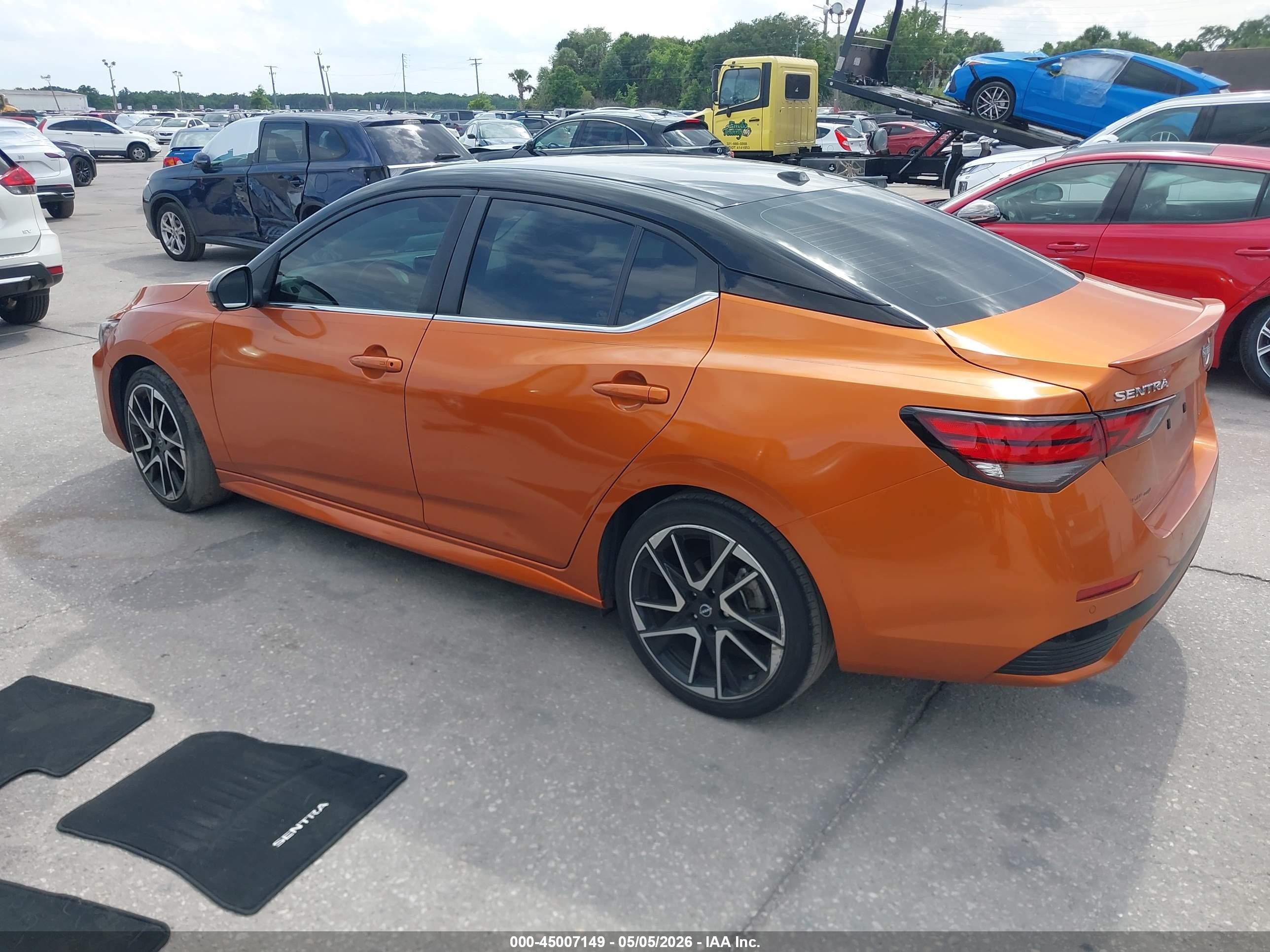 2024 Nissan Sentra Sr Xtronic Cvt Оранжевый vin: 3N1AB8DV1RY277796