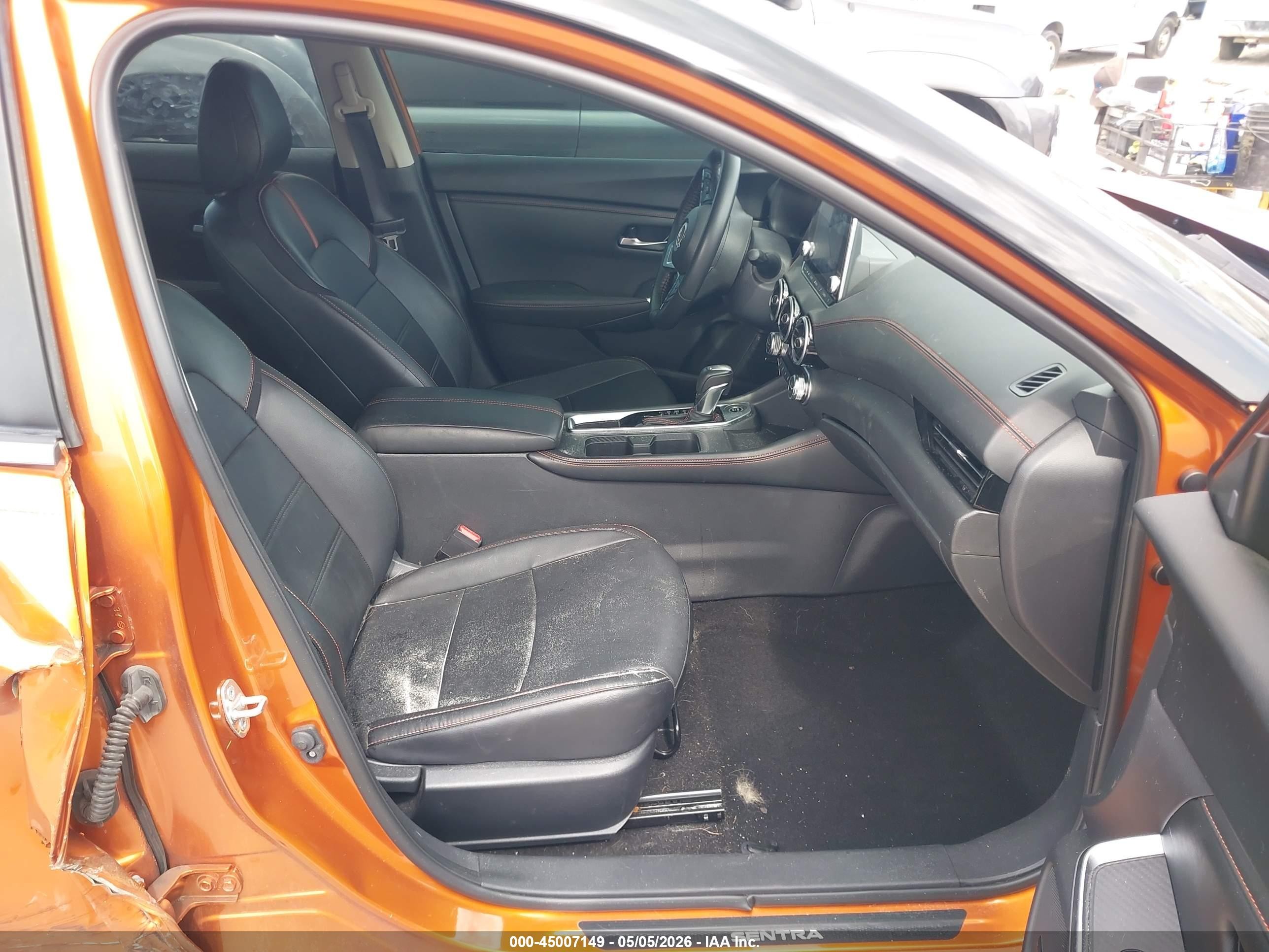 2024 Nissan Sentra Sr Xtronic Cvt Оранжевый vin: 3N1AB8DV1RY277796