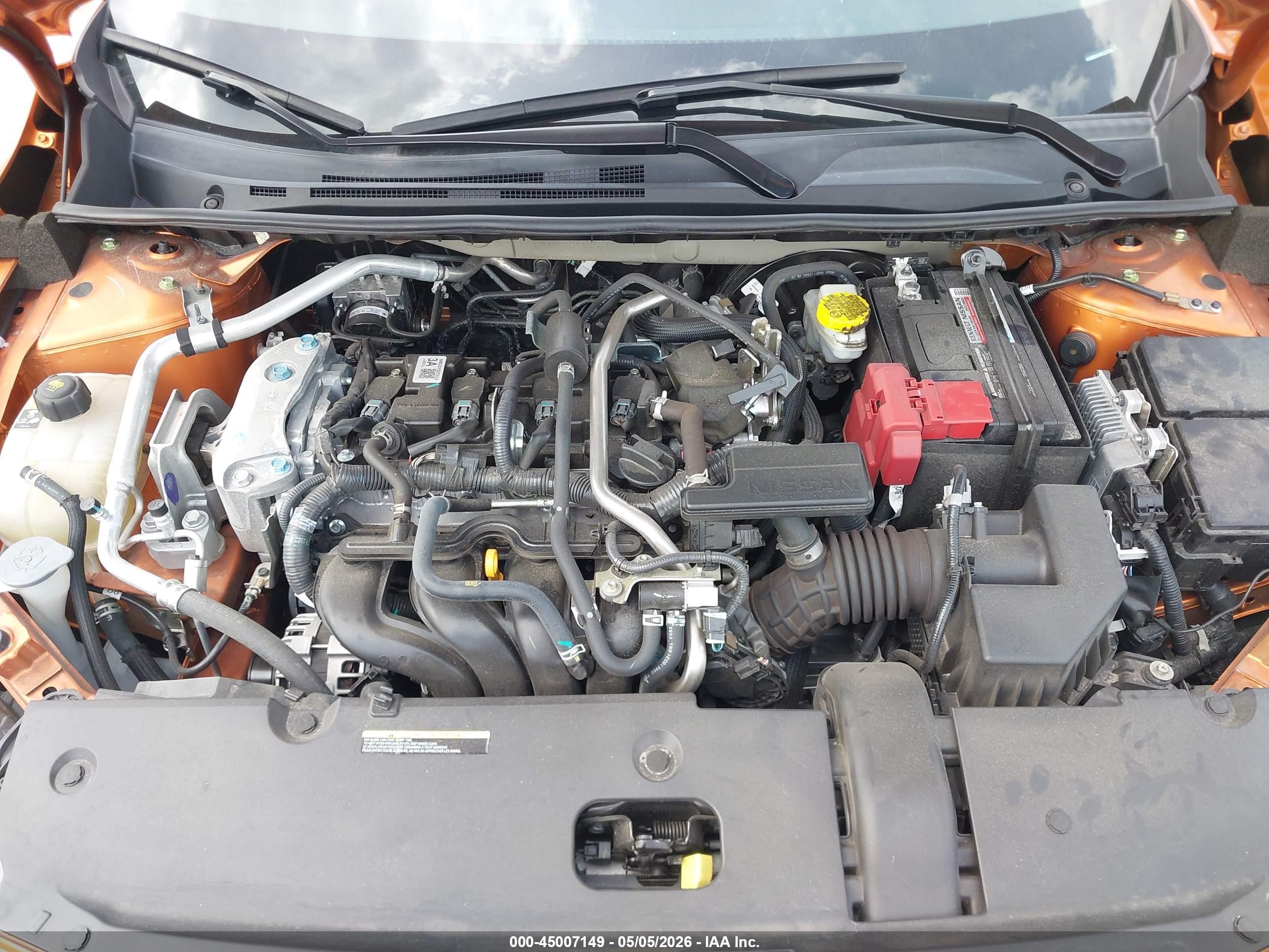 2024 Nissan Sentra Sr Xtronic Cvt Оранжевый vin: 3N1AB8DV1RY277796