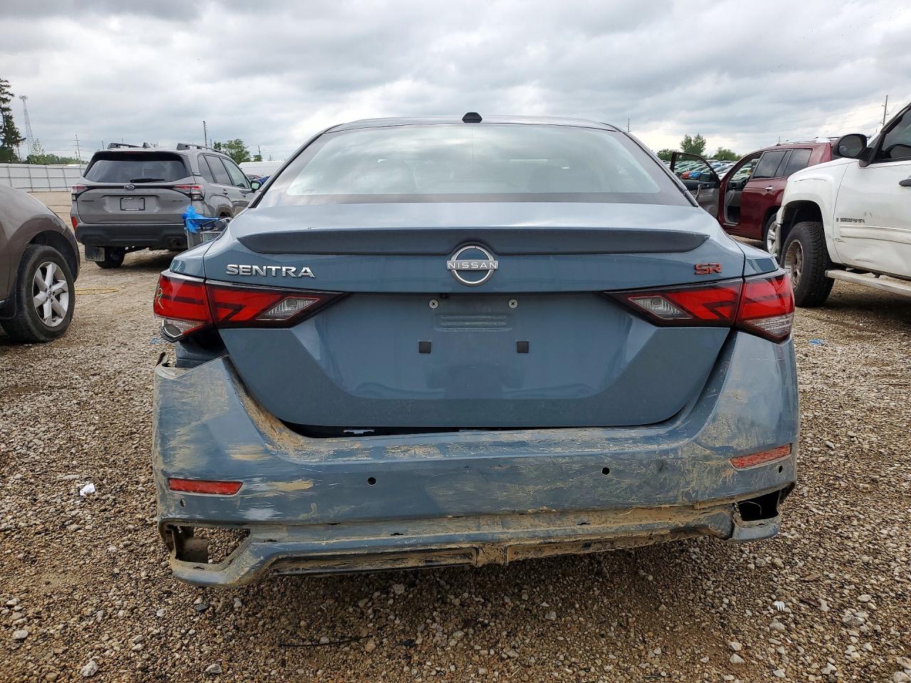 2024 Nissan Sentra Sr Blue vin: 3N1AB8DV1RY288359