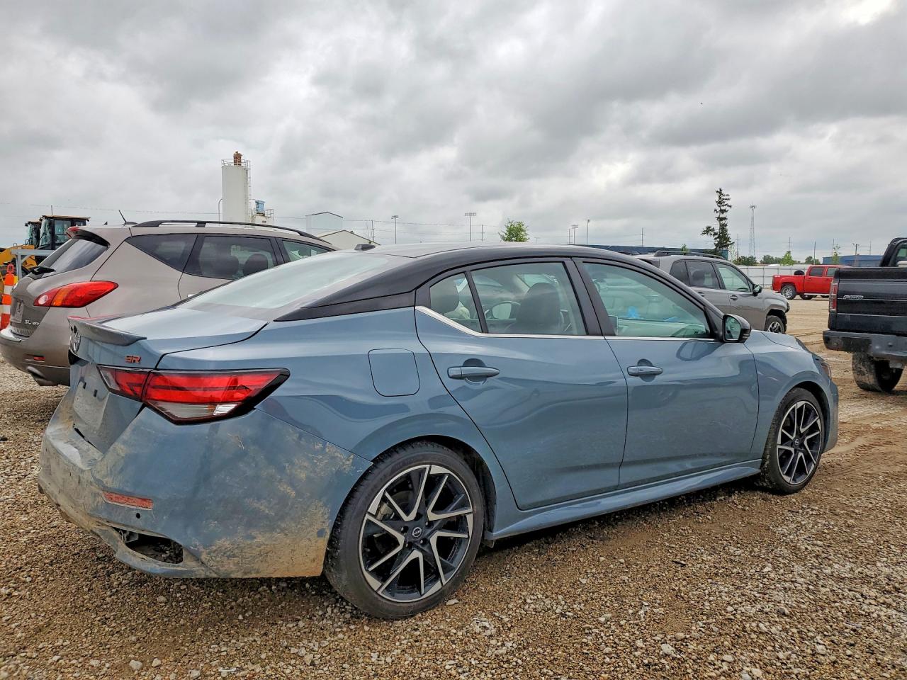 2024 Nissan Sentra Sr Blue vin: 3N1AB8DV1RY288359