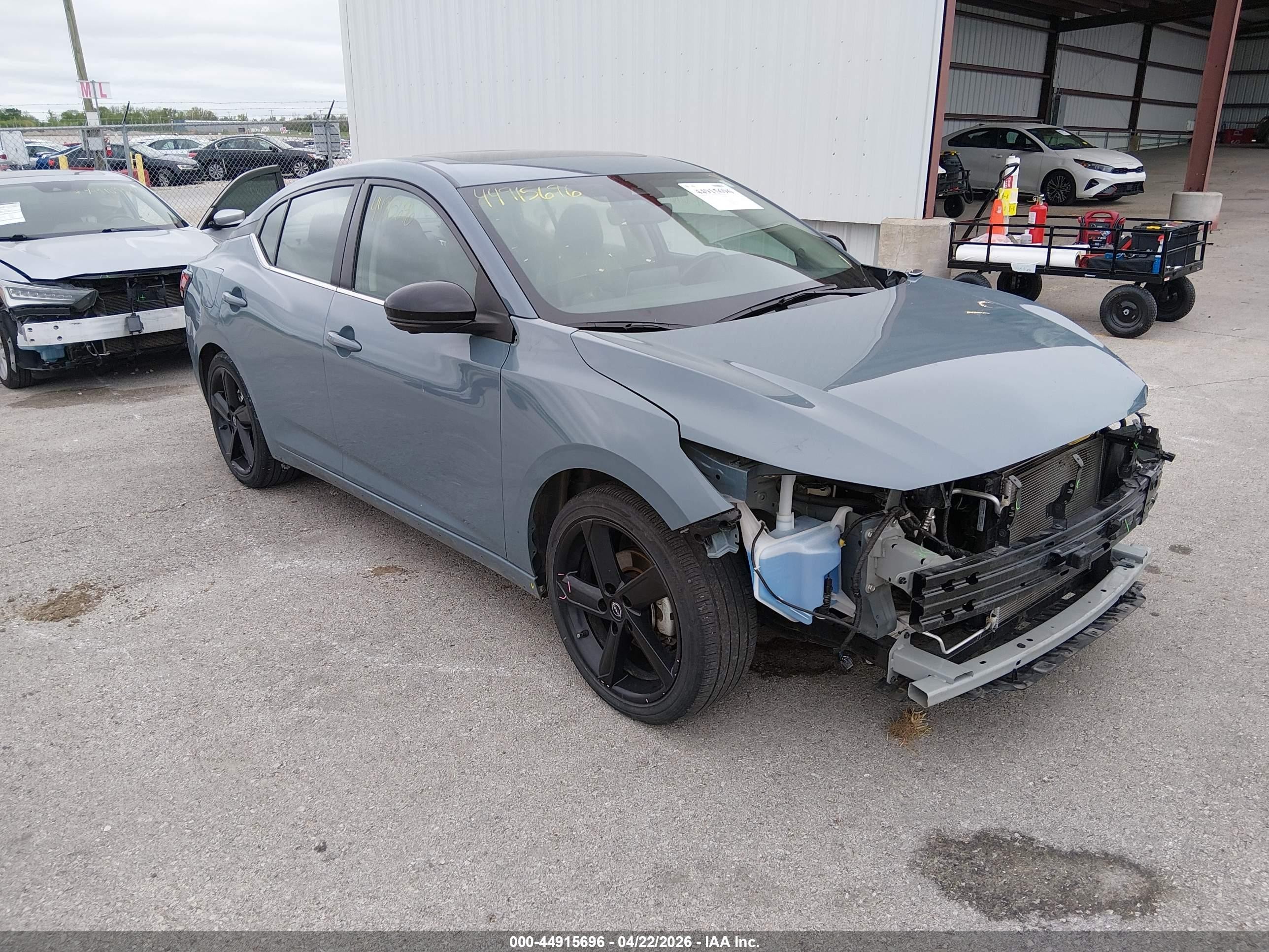 2024 Nissan Sentra Sr Xtronic Cvt Синий vin: 3N1AB8DV1RY391166