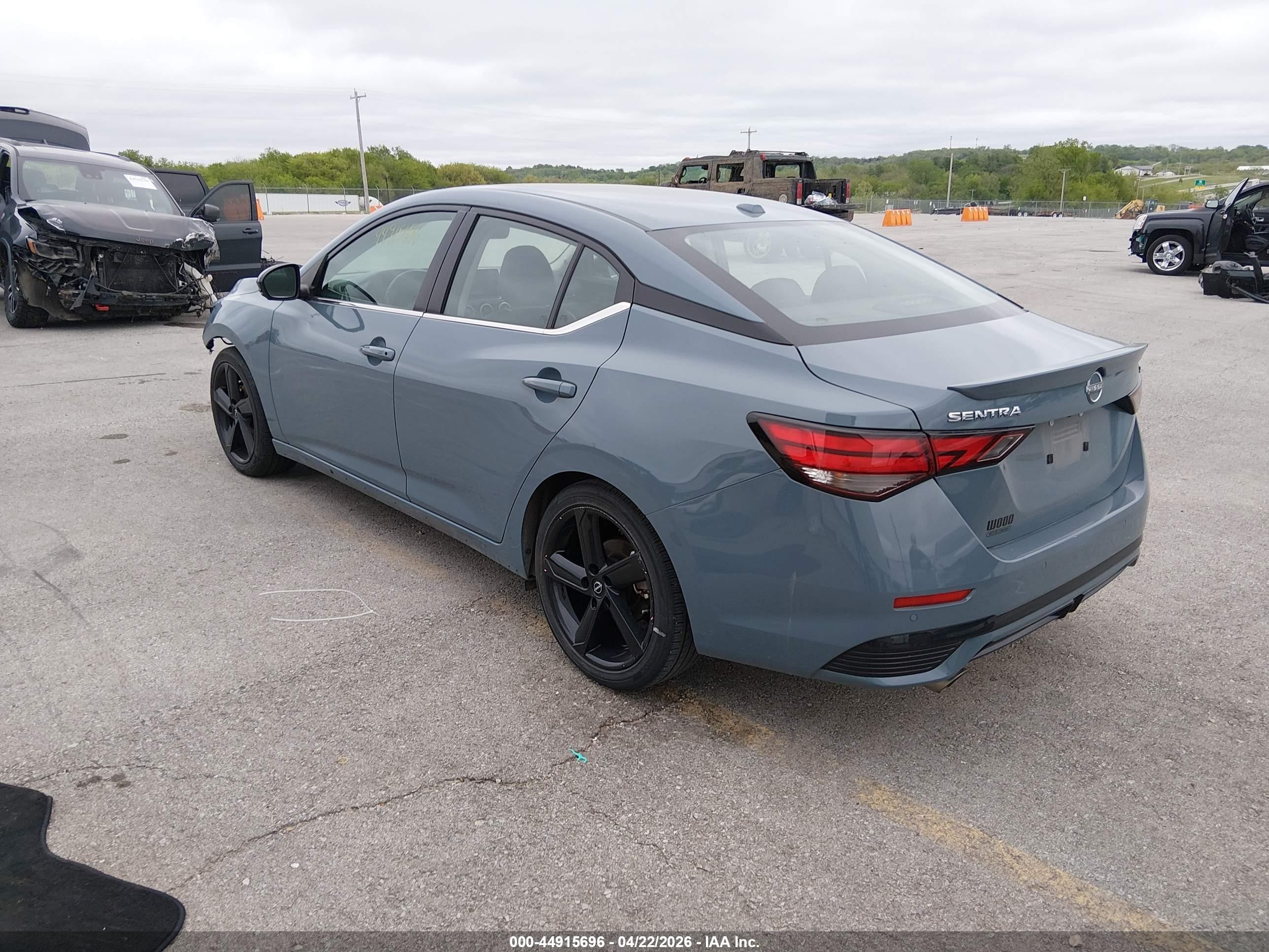 2024 Nissan Sentra Sr Xtronic Cvt Синий vin: 3N1AB8DV1RY391166