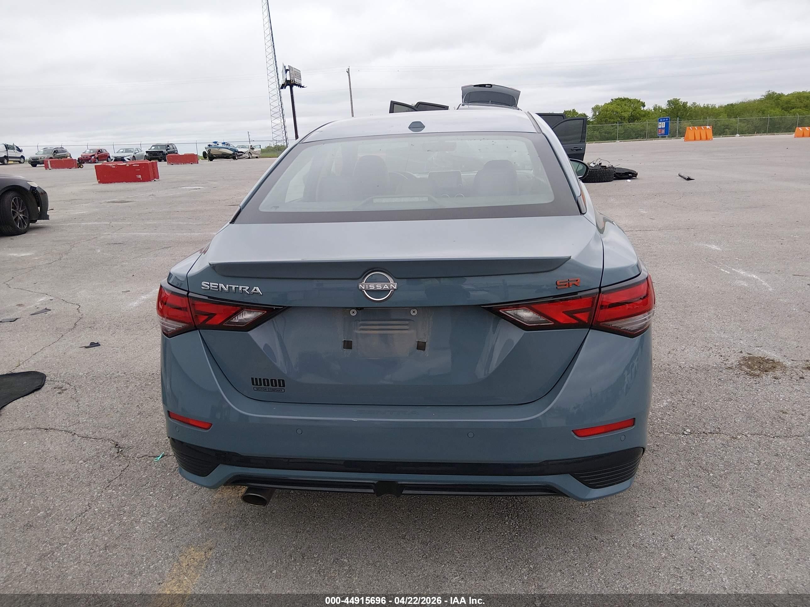 2024 Nissan Sentra Sr Xtronic Cvt Синий vin: 3N1AB8DV1RY391166