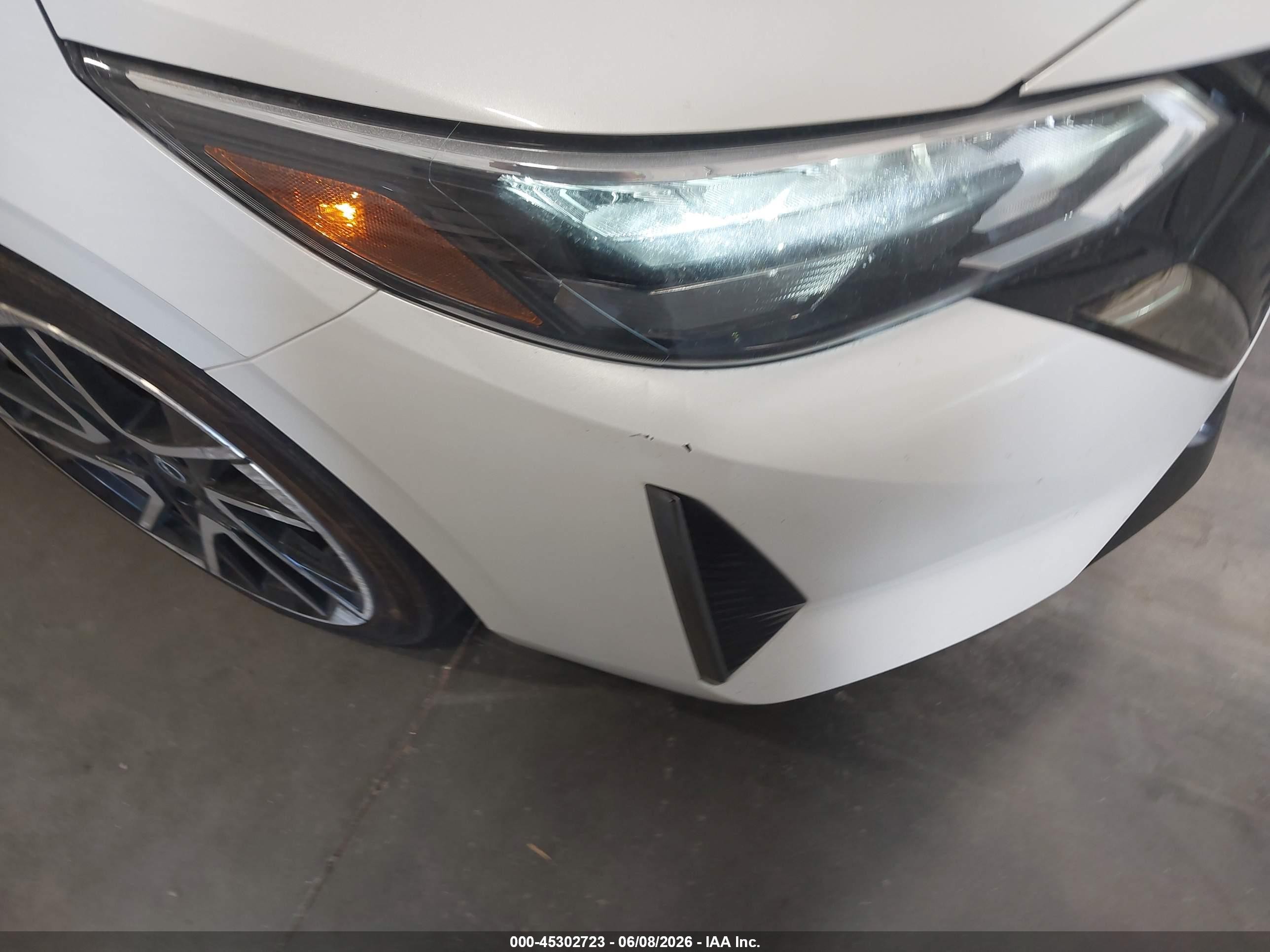 2025 Nissan Sentra Sr White vin: 3N1AB8DV1SY266061