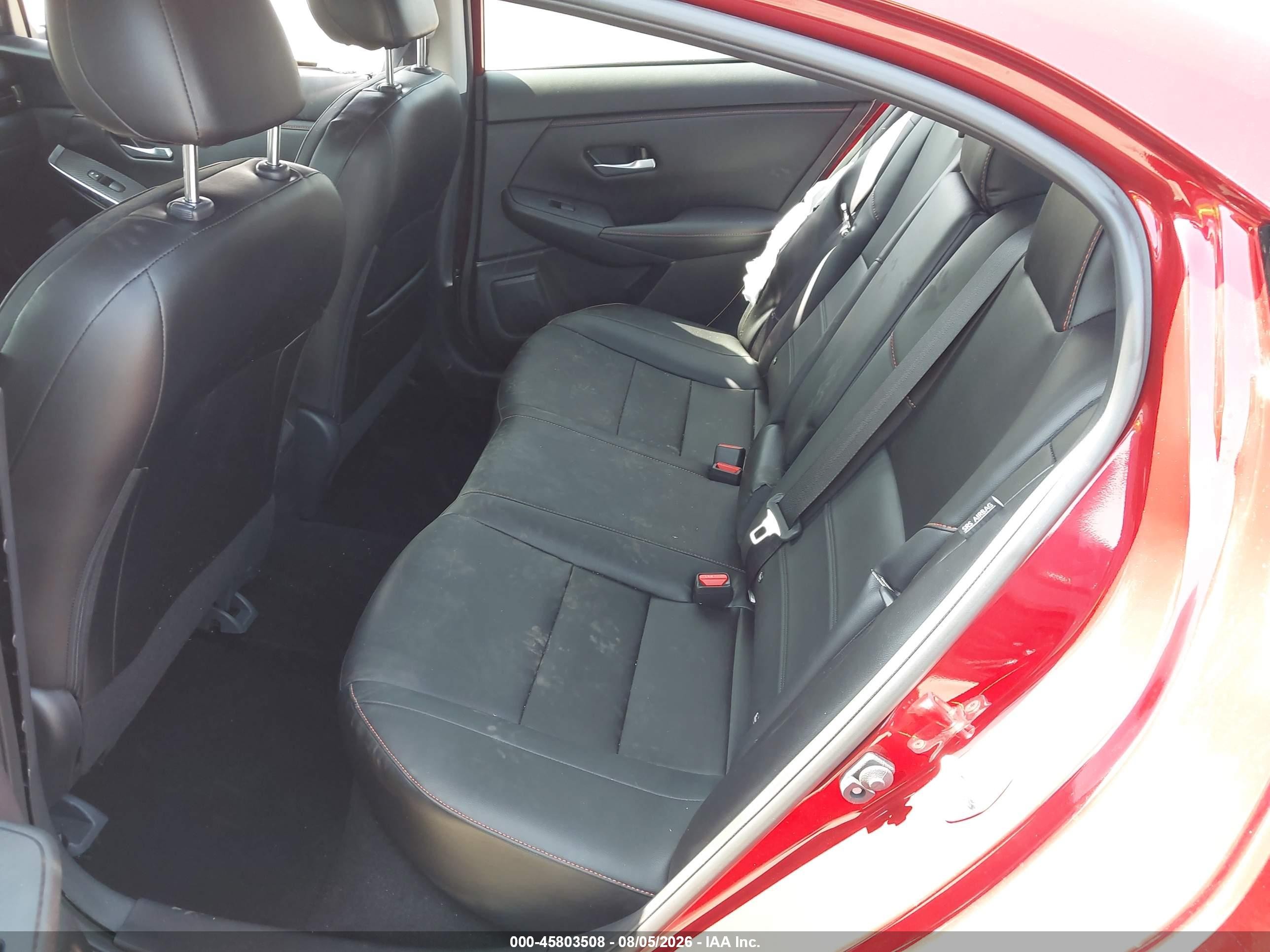 2025 Nissan Sentra Sr Красный vin: 3N1AB8DV2SY214650