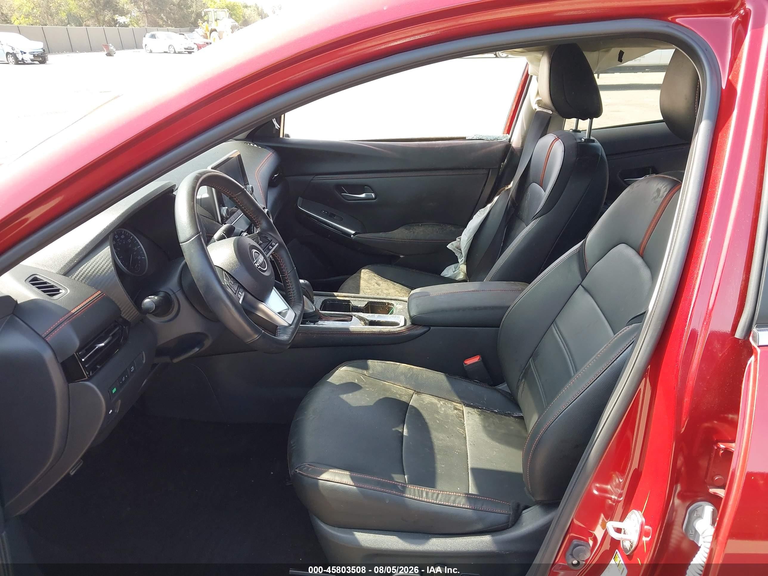 2025 Nissan Sentra Sr Red vin: 3N1AB8DV2SY214650