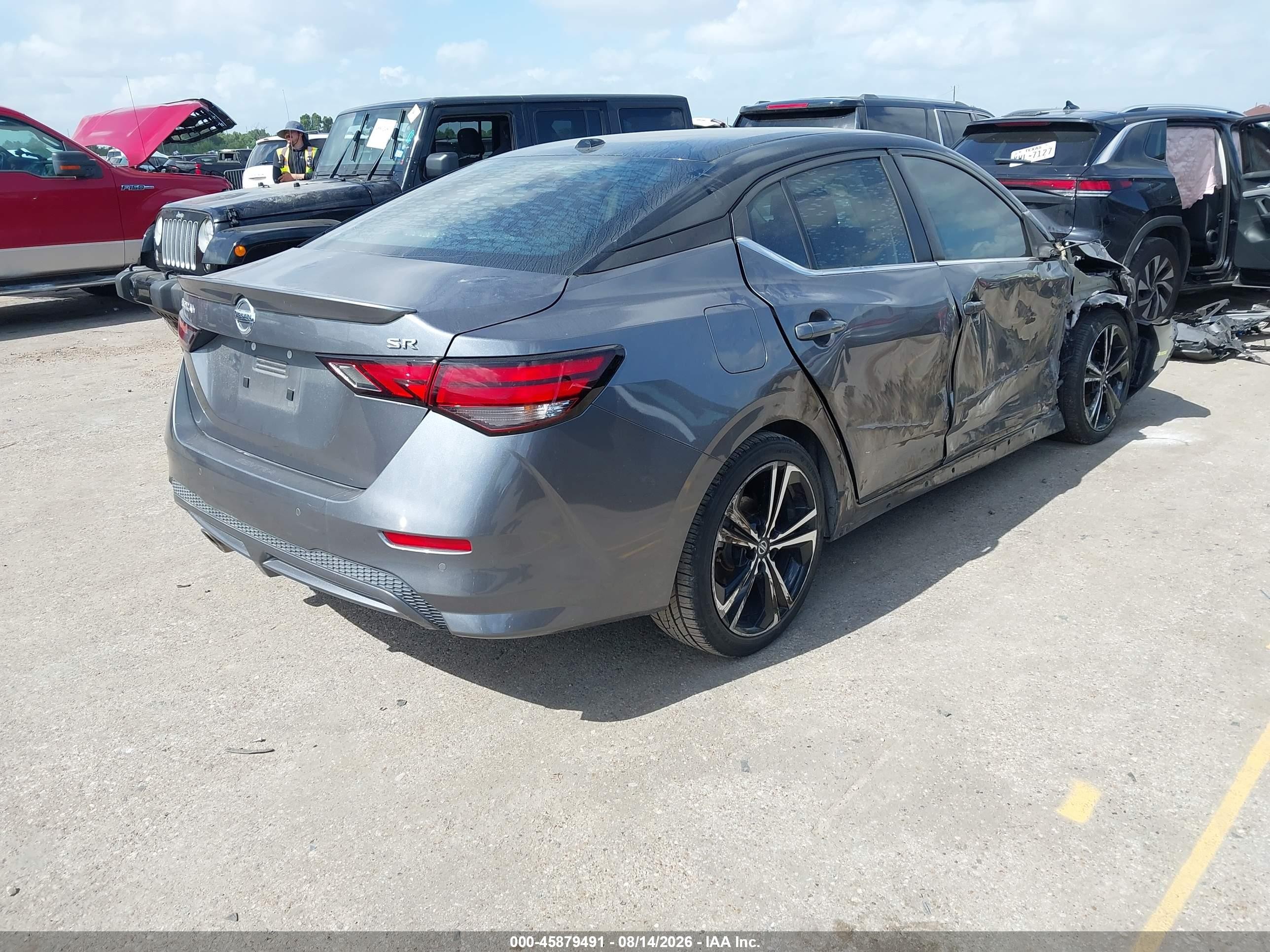 2021 Nissan Sentra Sr Xtronic Cvt Gray vin: 3N1AB8DV3MY201506