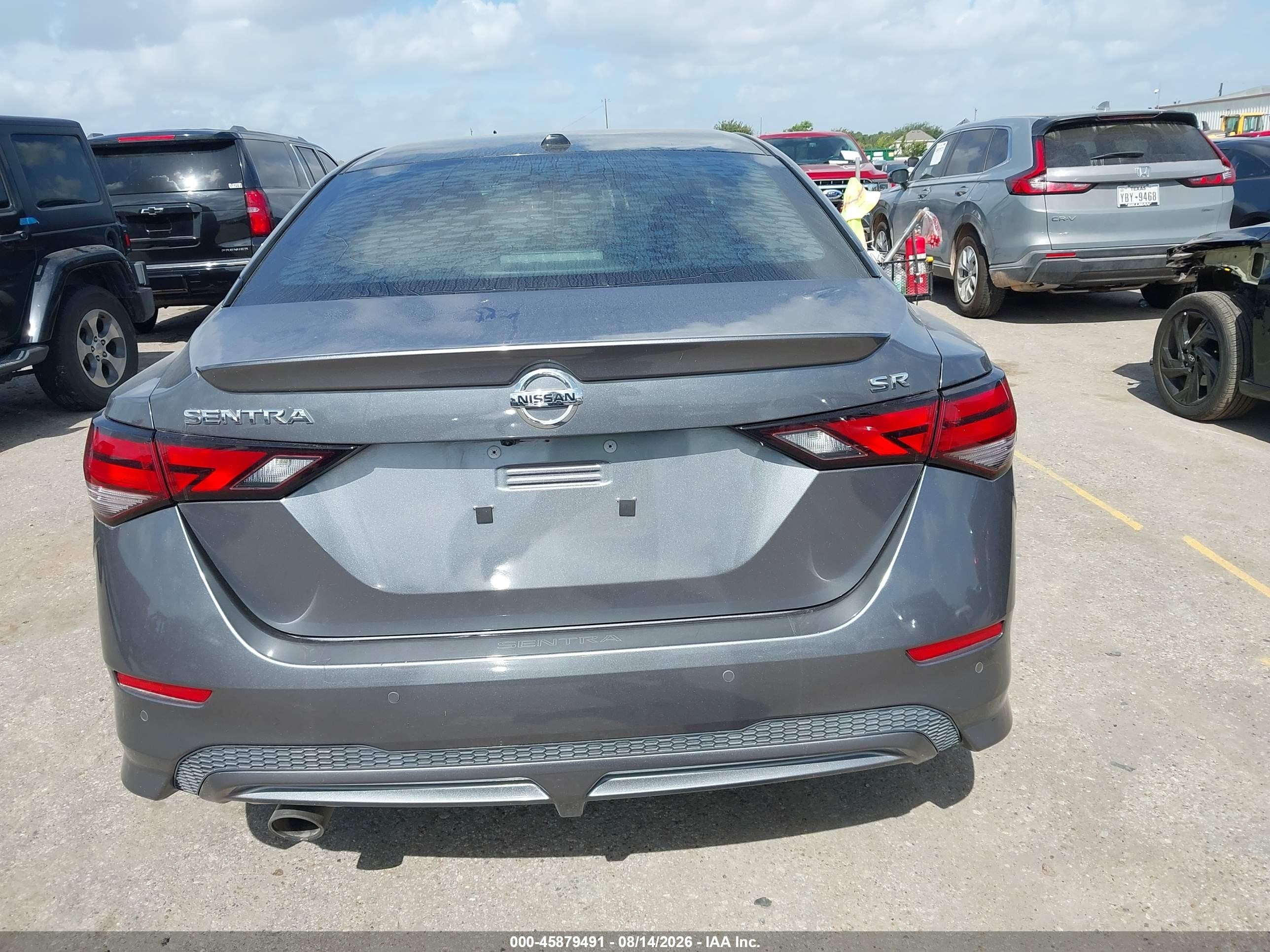 2021 Nissan Sentra Sr Xtronic Cvt Gray vin: 3N1AB8DV3MY201506