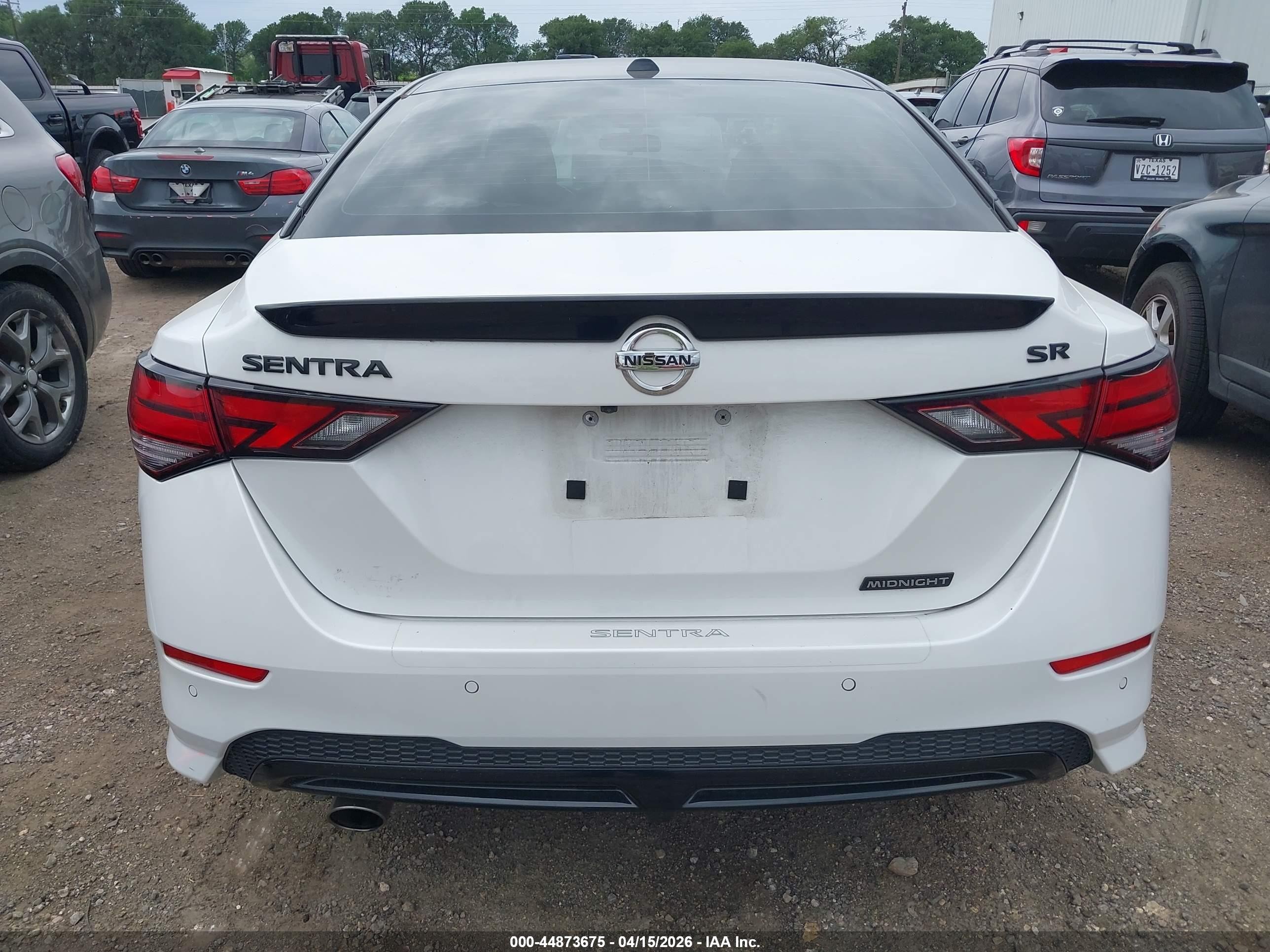 2023 Nissan Sentra Sr Xtronic Cvt White vin: 3N1AB8DV3PY291678