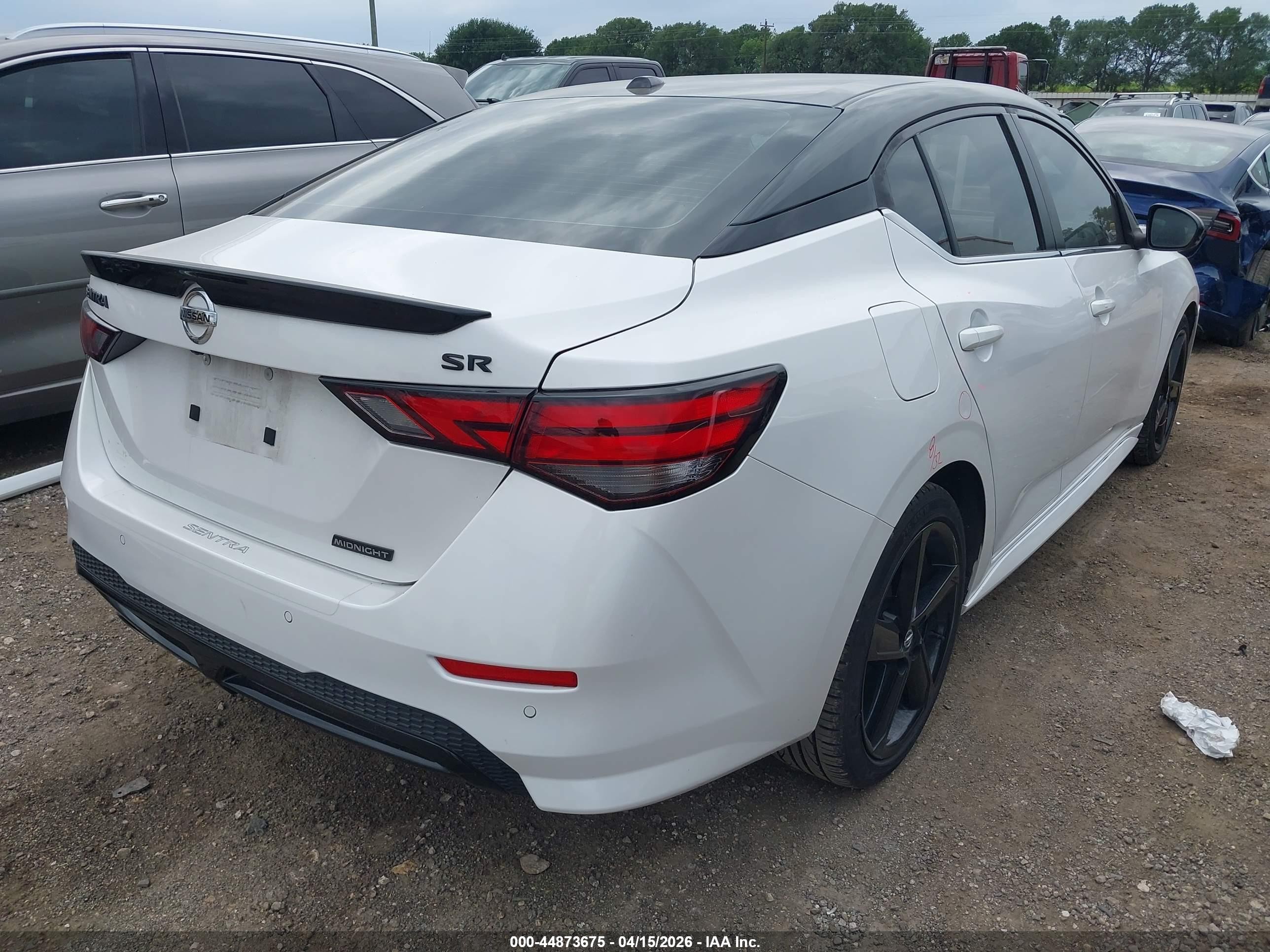 2023 Nissan Sentra Sr Xtronic Cvt White vin: 3N1AB8DV3PY291678