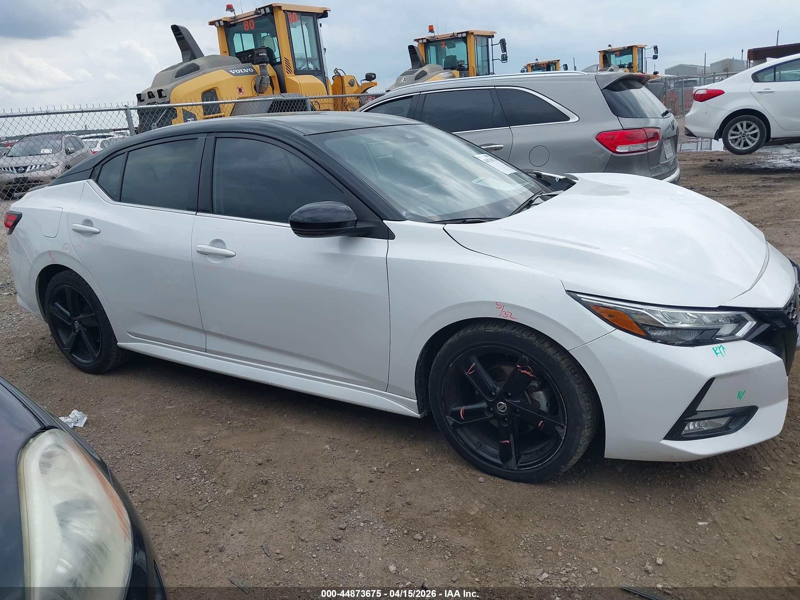 2023 Nissan Sentra Sr Xtronic Cvt White vin: 3N1AB8DV3PY291678