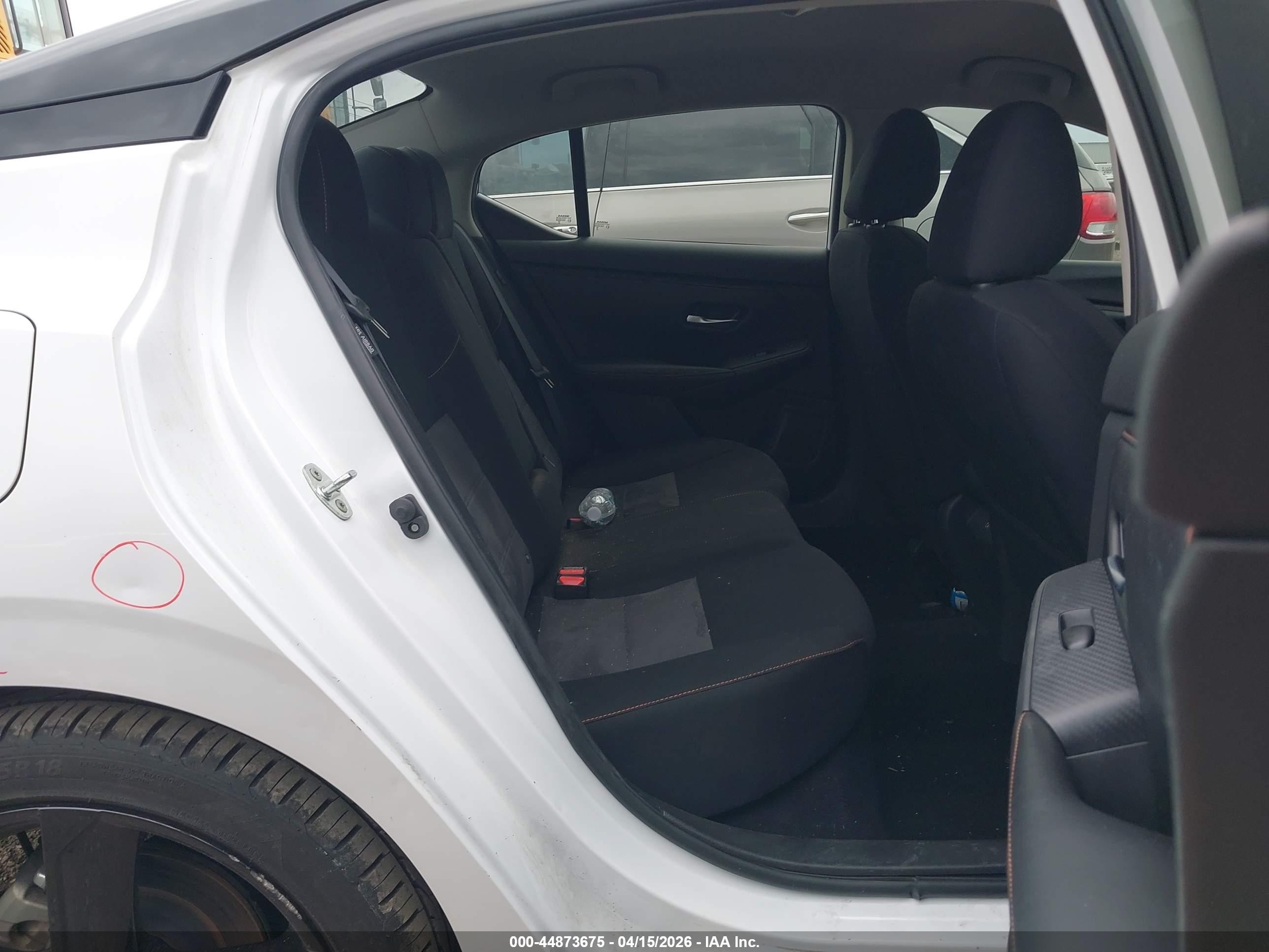 2023 Nissan Sentra Sr Xtronic Cvt White vin: 3N1AB8DV3PY291678