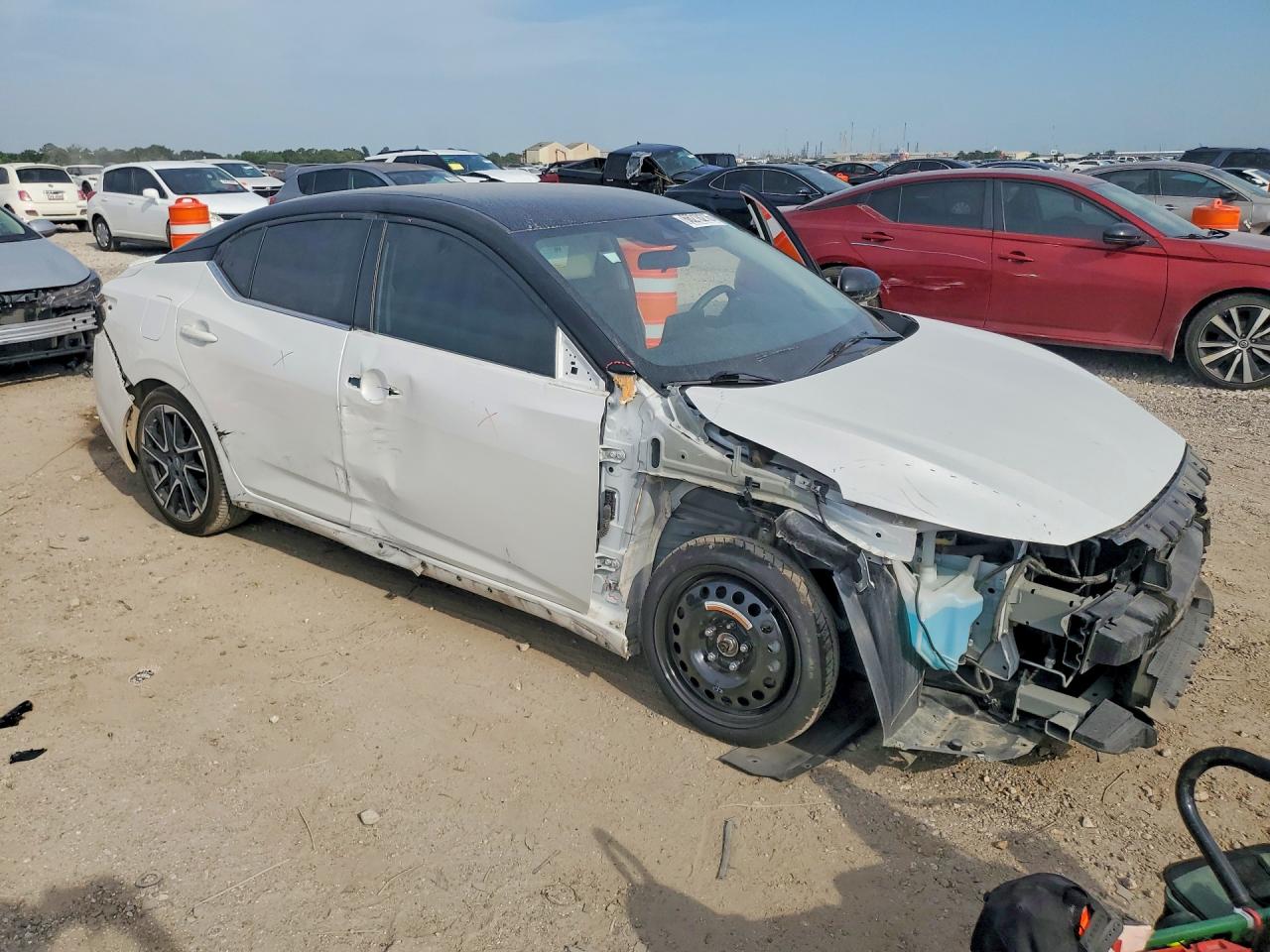 2024 Nissan Sentra Sr White vin: 3N1AB8DV3RY228406
