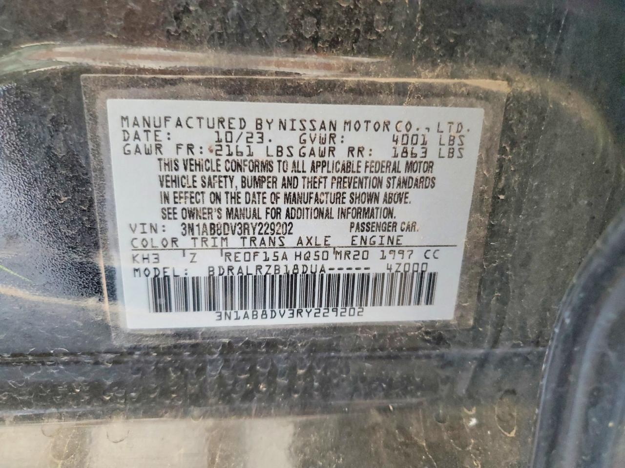 2024 Nissan Sentra Sr Black vin: 3N1AB8DV3RY229202