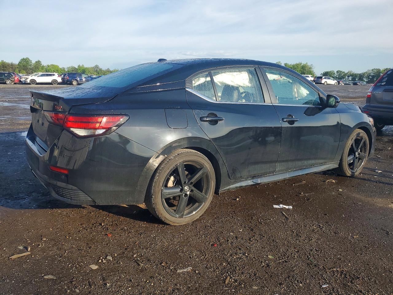 2024 Nissan Sentra Sr Black vin: 3N1AB8DV3RY322222