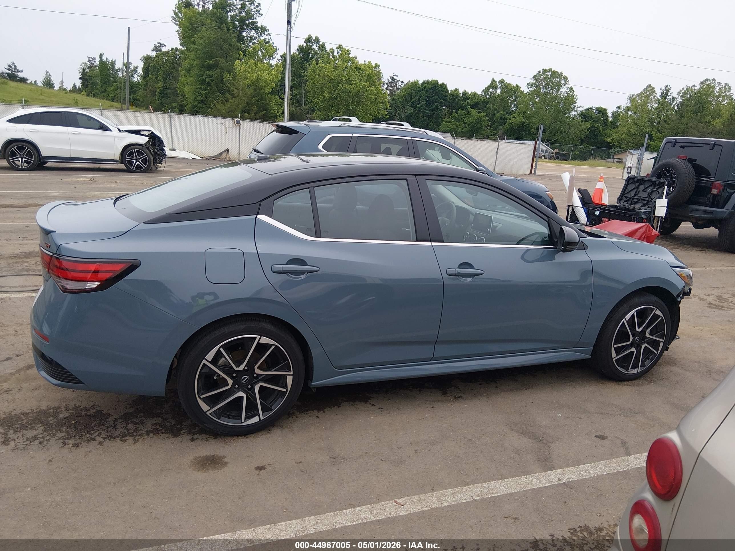 2025 Nissan Sentra Sr Blue vin: 3N1AB8DV3SY366792