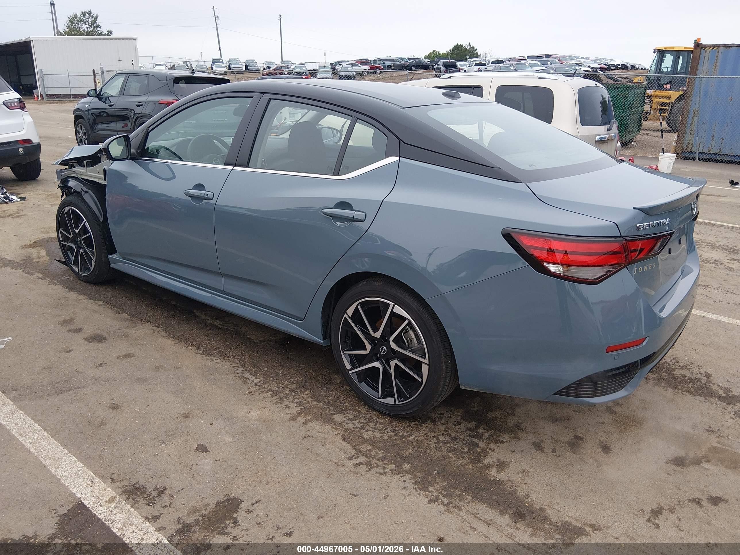2025 Nissan Sentra Sr Blue vin: 3N1AB8DV3SY366792