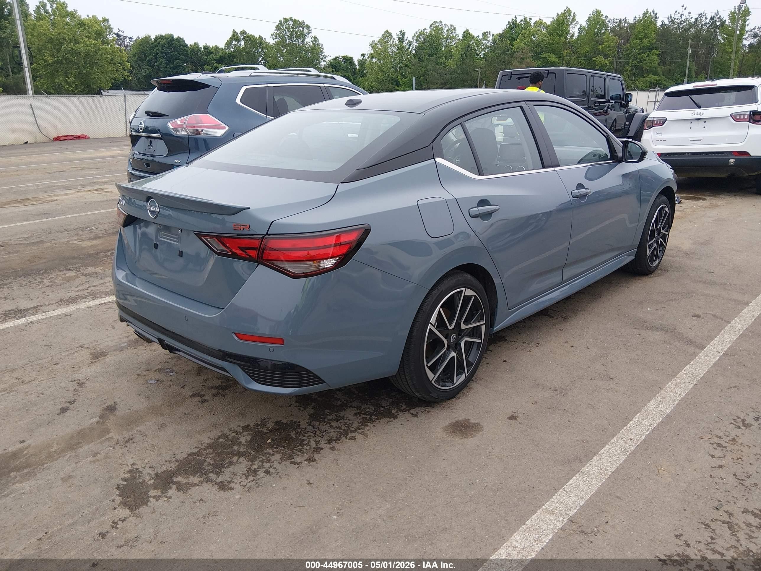 2025 Nissan Sentra Sr Blue vin: 3N1AB8DV3SY366792