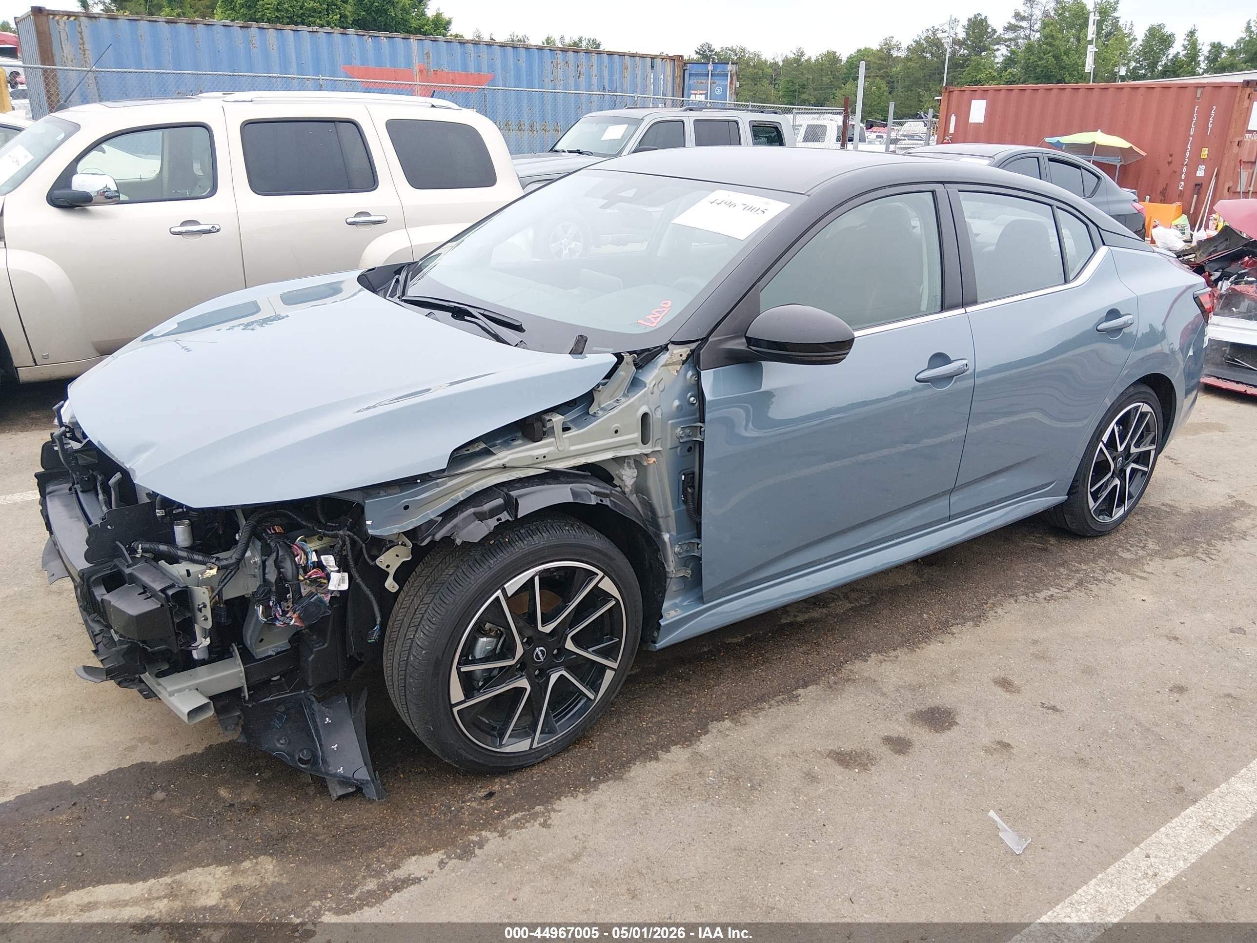2025 Nissan Sentra Sr Blue vin: 3N1AB8DV3SY366792