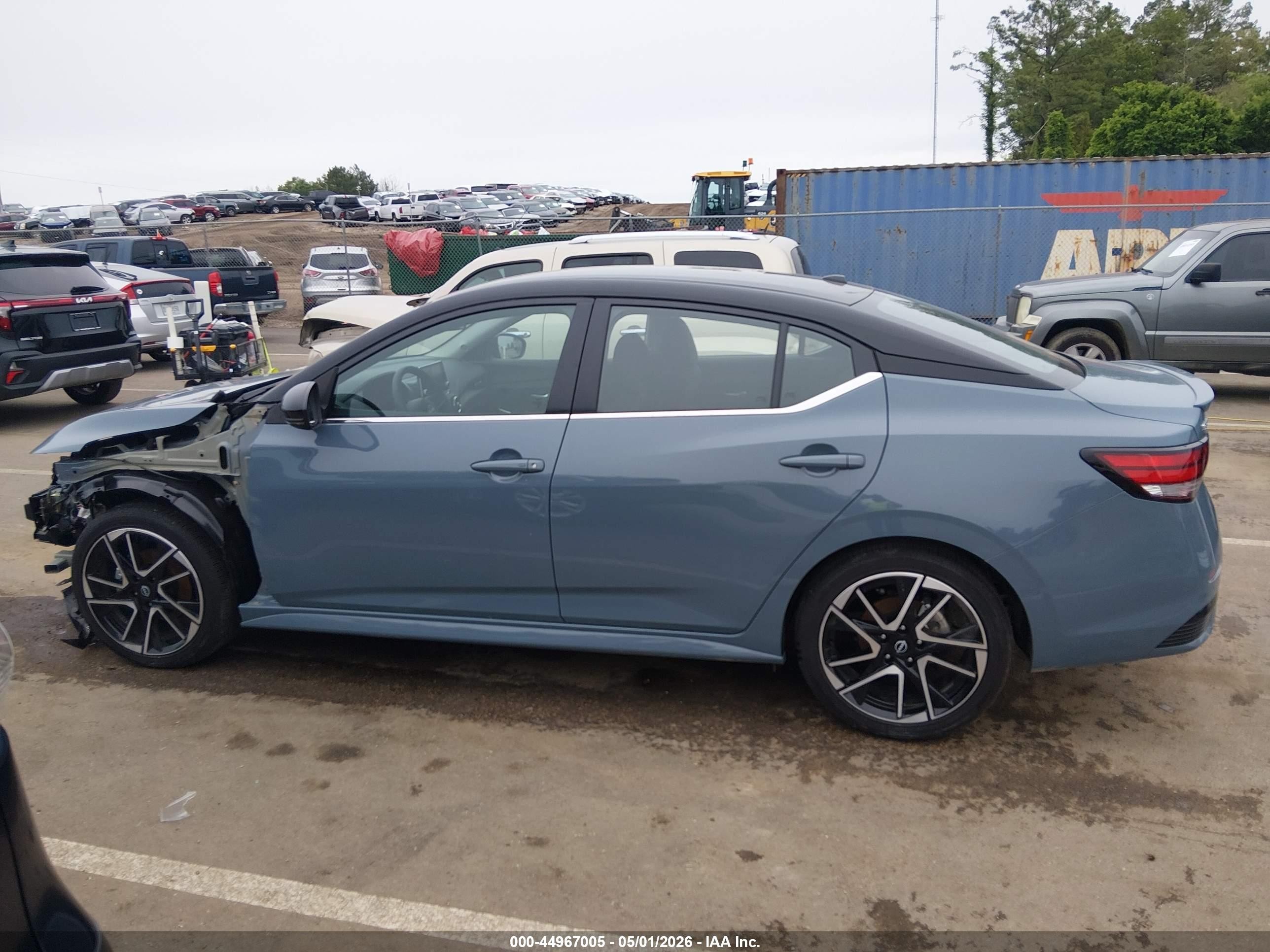 2025 Nissan Sentra Sr Blue vin: 3N1AB8DV3SY366792