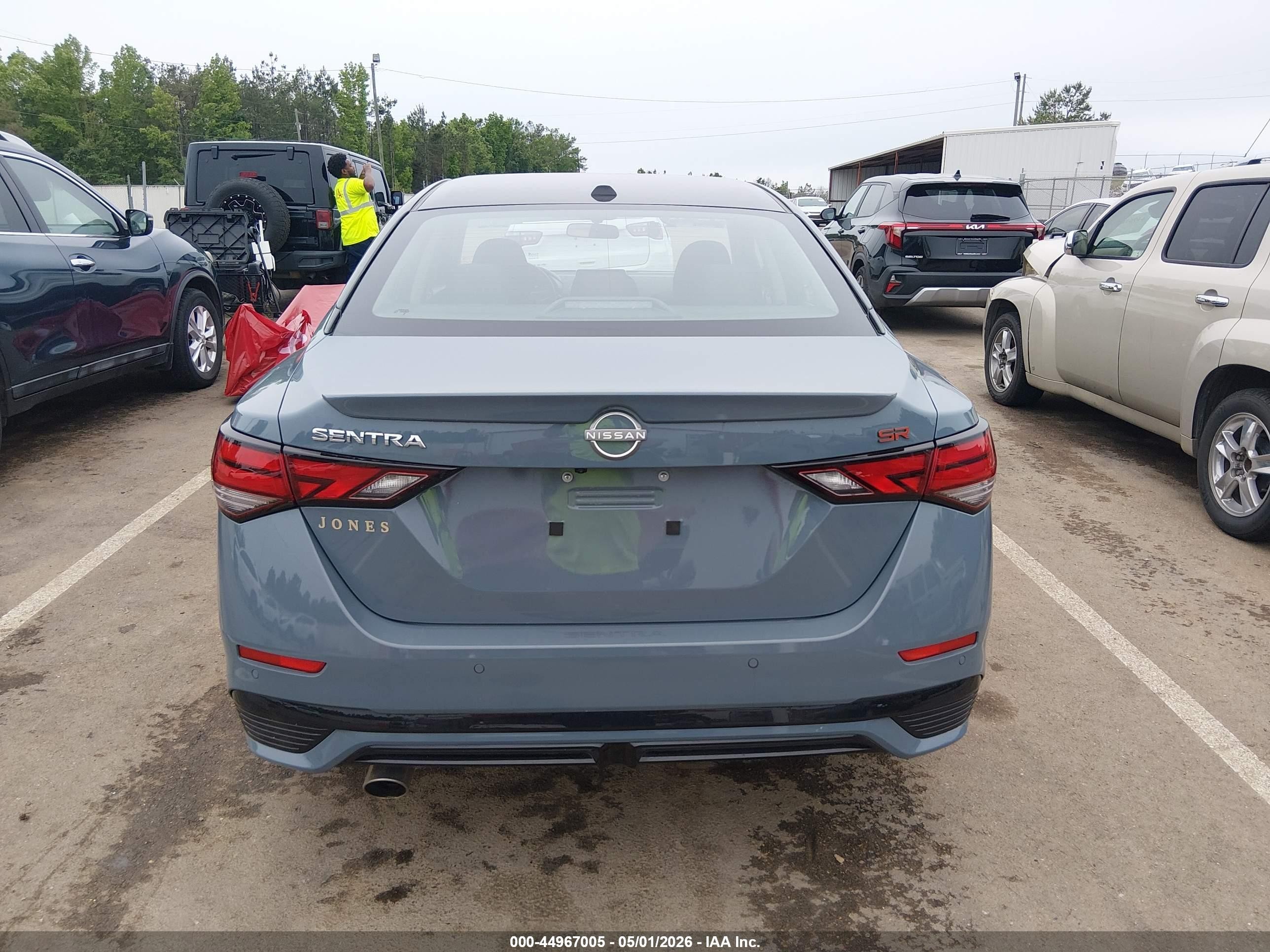2025 Nissan Sentra Sr Blue vin: 3N1AB8DV3SY366792