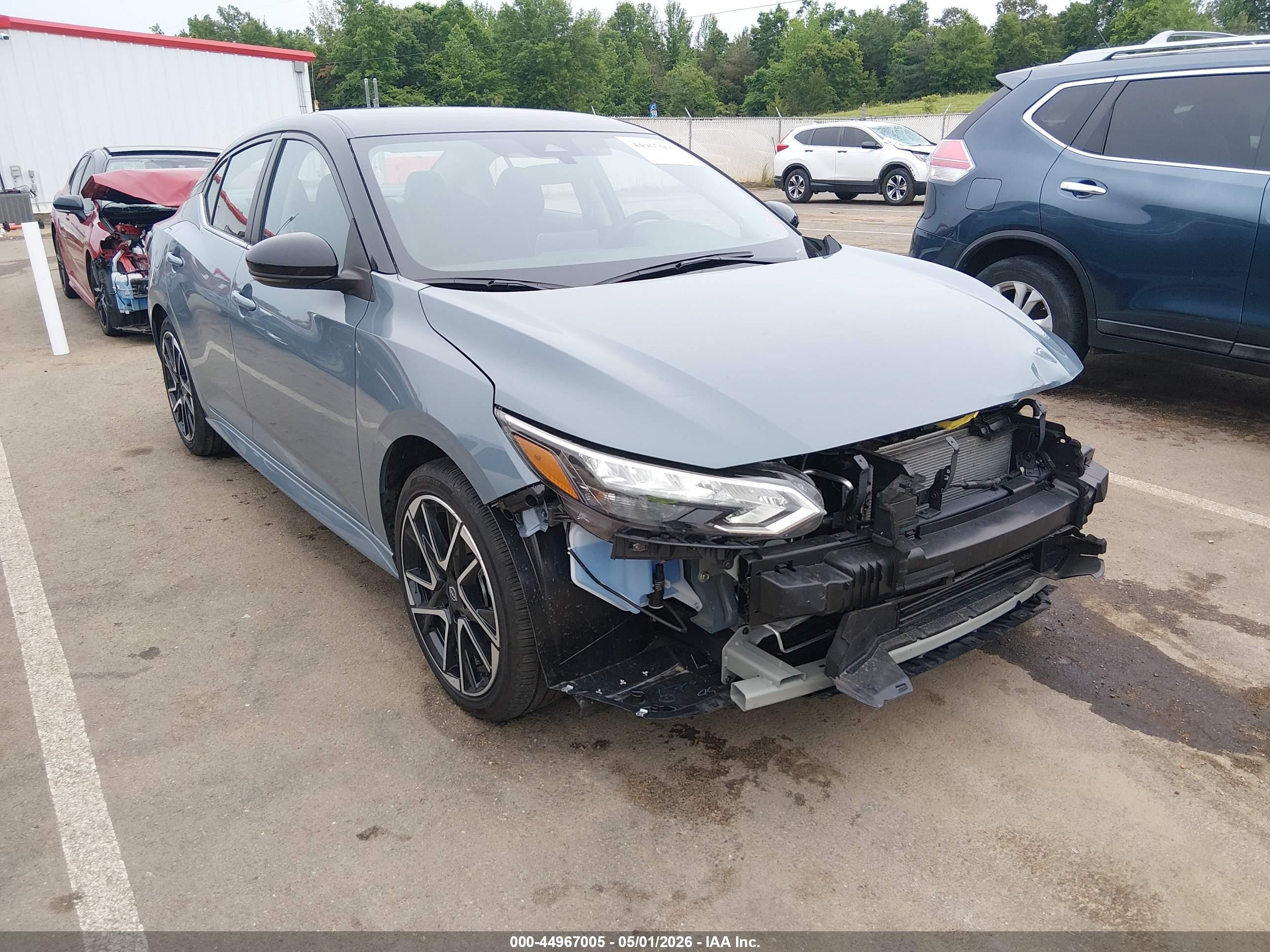 2025 Nissan Sentra Sr Blue vin: 3N1AB8DV3SY366792